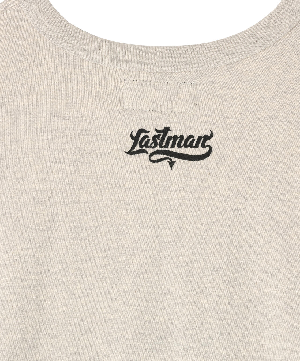 LASTMAN/ラストマン/PRINTED CREW NECK -EASY RIDER OATMEAL (252LM