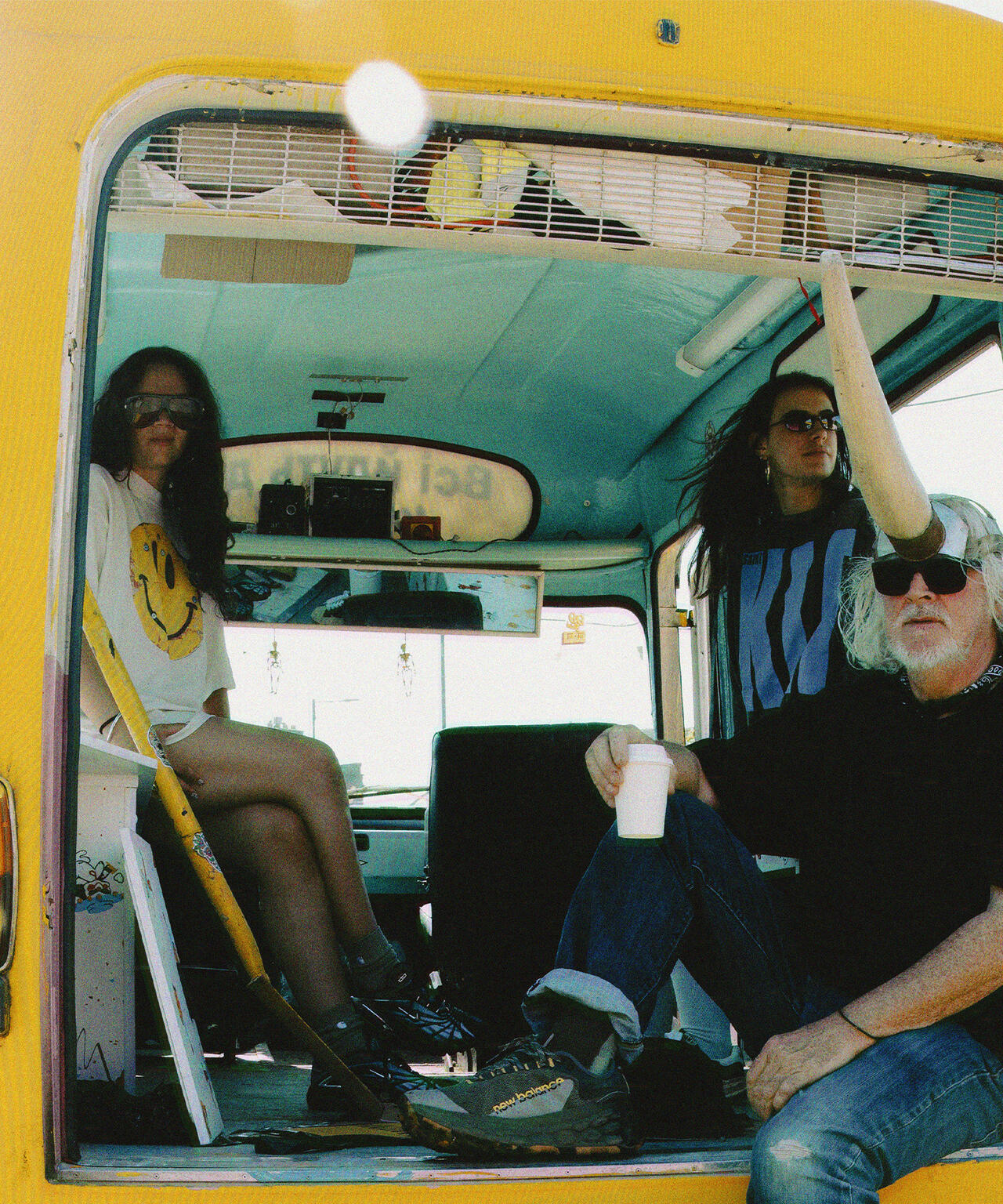 SAINT MICHAEL/セントマイケル/KLF_SS TEE  SMILE WHITE