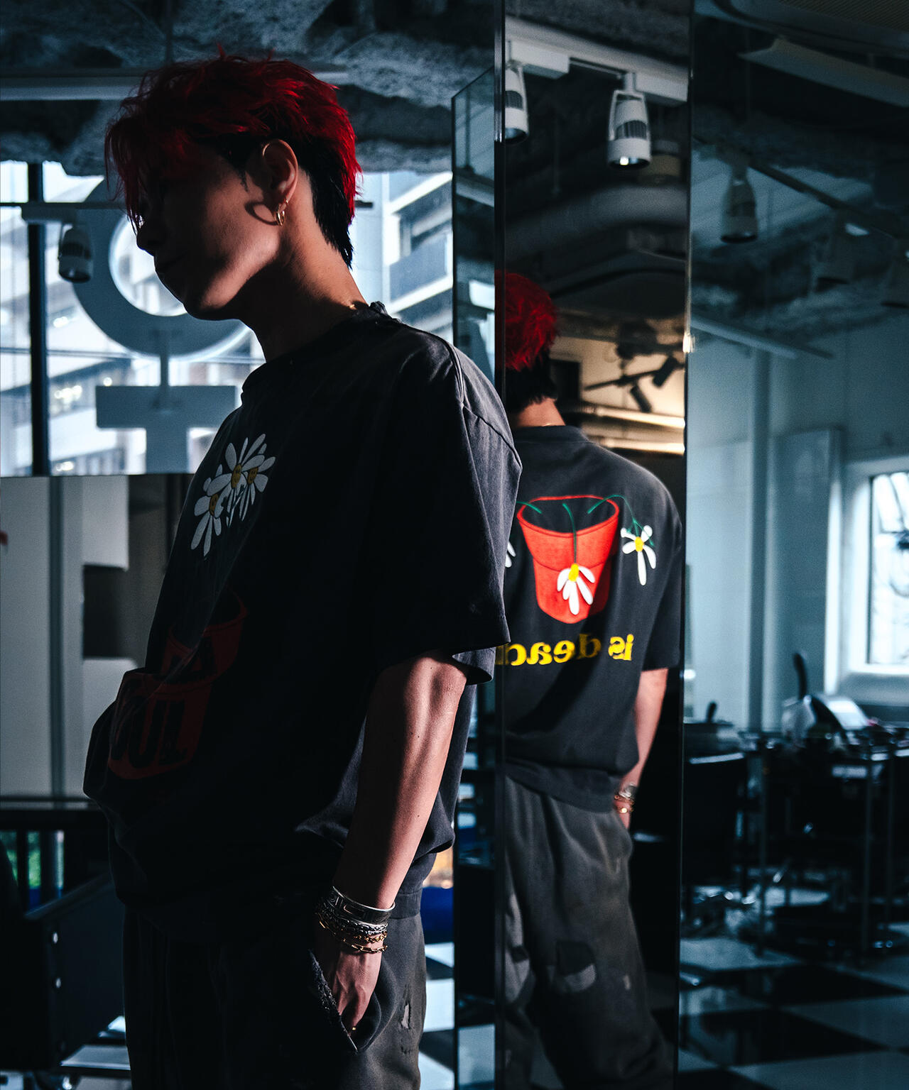SAINT MICHAEL/セントマイケル/DLS_SS TEE/DE LA SOUL BLACK | ROYAL 