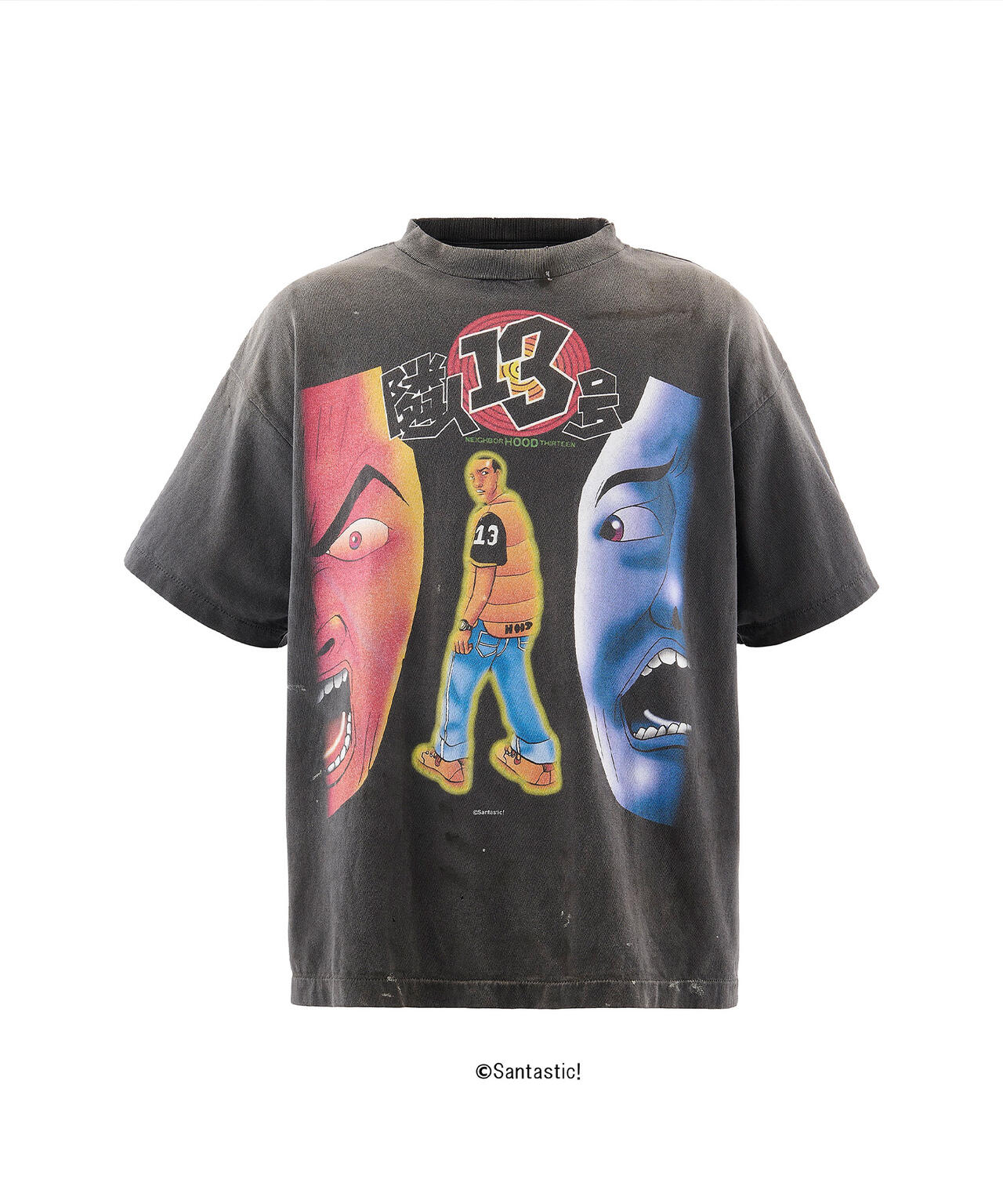 SAINT MICHAEL/セントマイケル/GS_SS TEE/隣人13号/BLACK