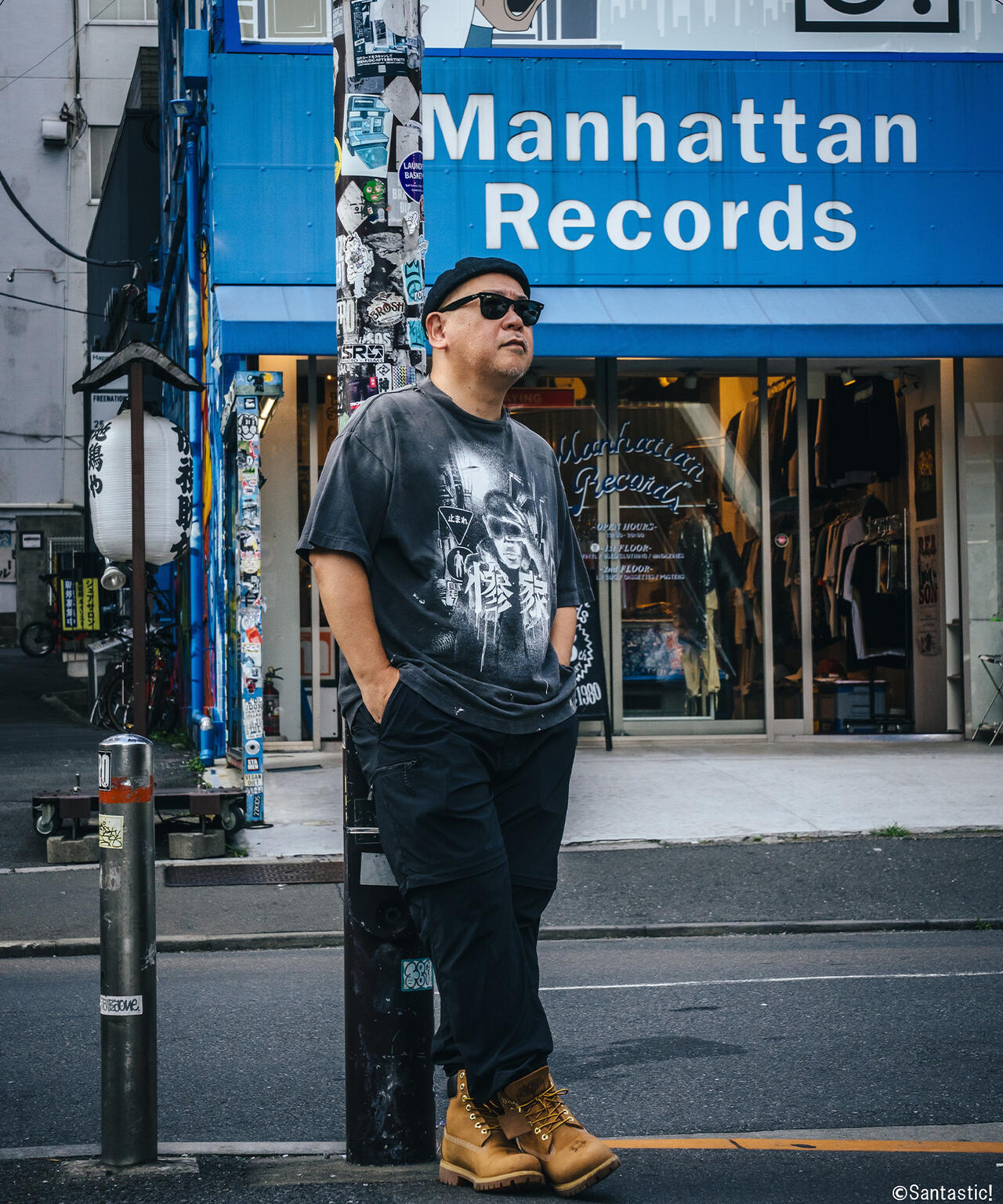 SAINT MICHAEL/セントマイケル/GS_SS TEE/惨家-zange-/BLACK