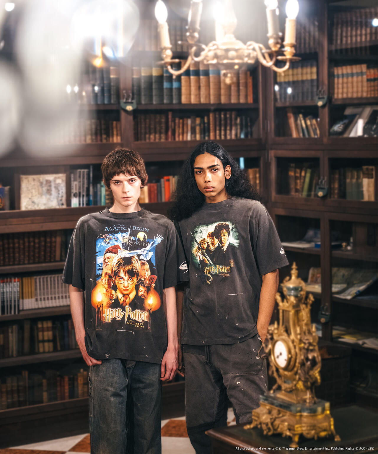 SAINT MICHAEL/セントマイケル/HP_SS TEE/SORCERER'S STONE/BLACK