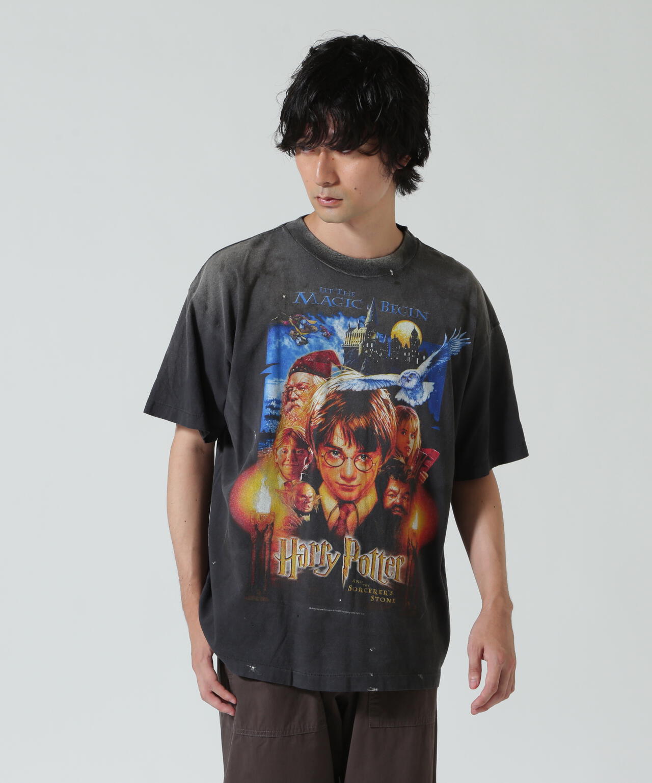 SAINT MICHAEL/セントマイケル/HP_SS TEE/SORCERER'S STONE/BLACK