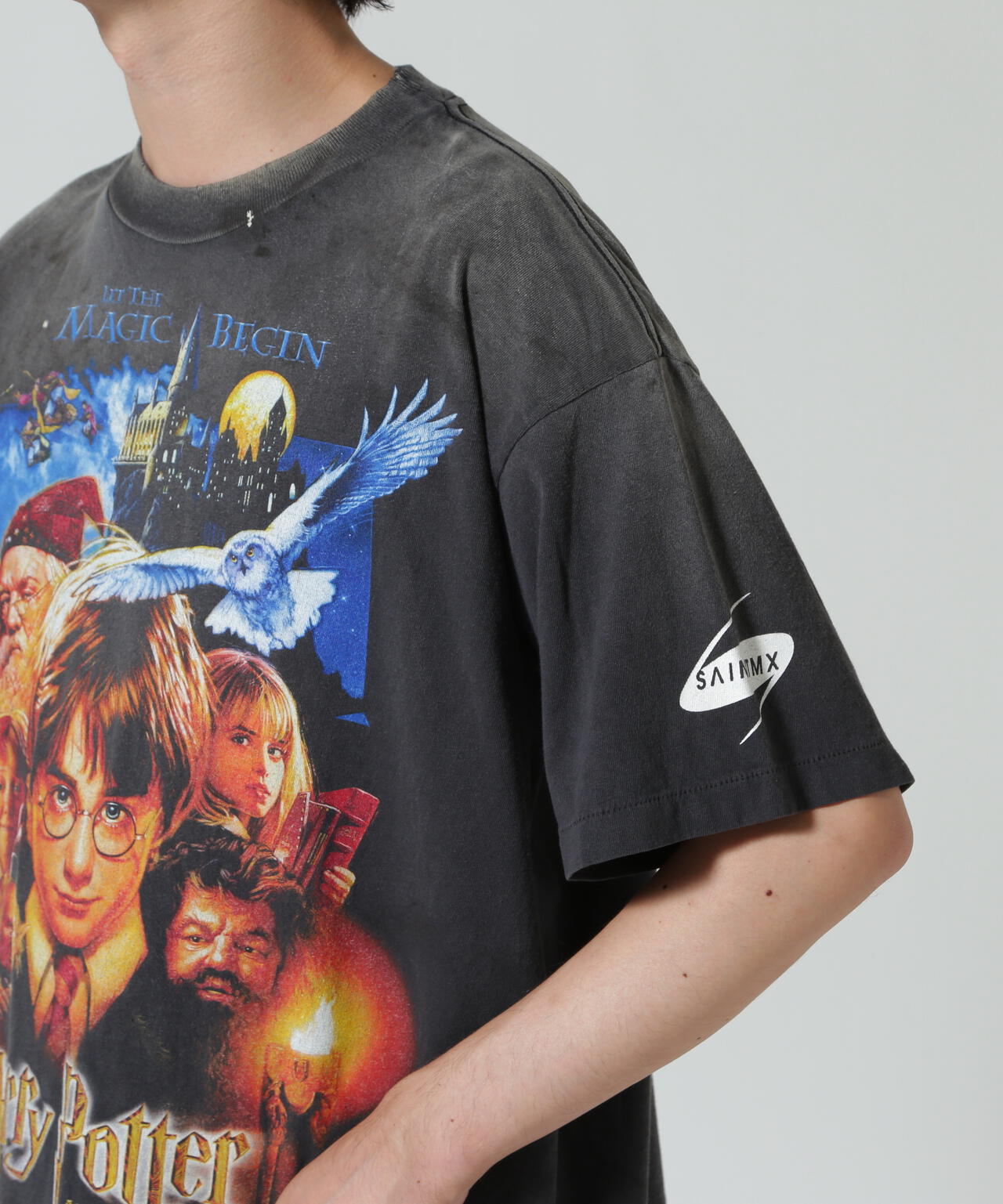 SAINT MICHAEL/セントマイケル/HP_SS TEE/SORCERER'S STONE/BLACK