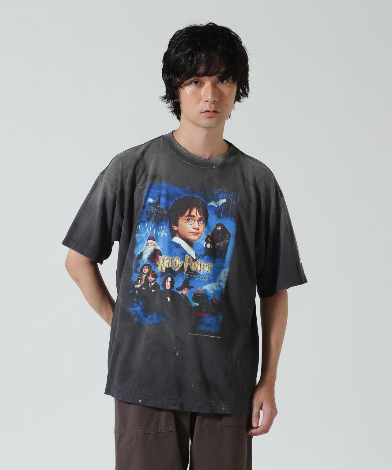 SAINT MICHAEL/セントマイケル/HP_SS TEE/PHILSPHR'S STONE/BLACK