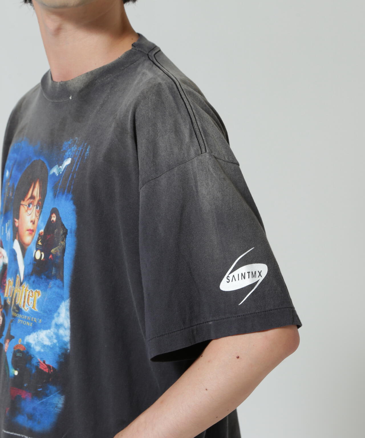 SAINT MICHAEL/セントマイケル/HP_SS TEE/PHILSPHR'S STONE/BLACK