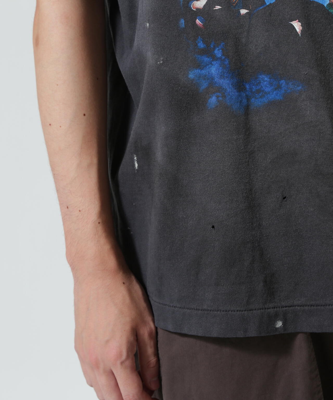 SAINT MICHAEL/セントマイケル/HP_SS TEE/PHILSPHR'S STONE/BLACK