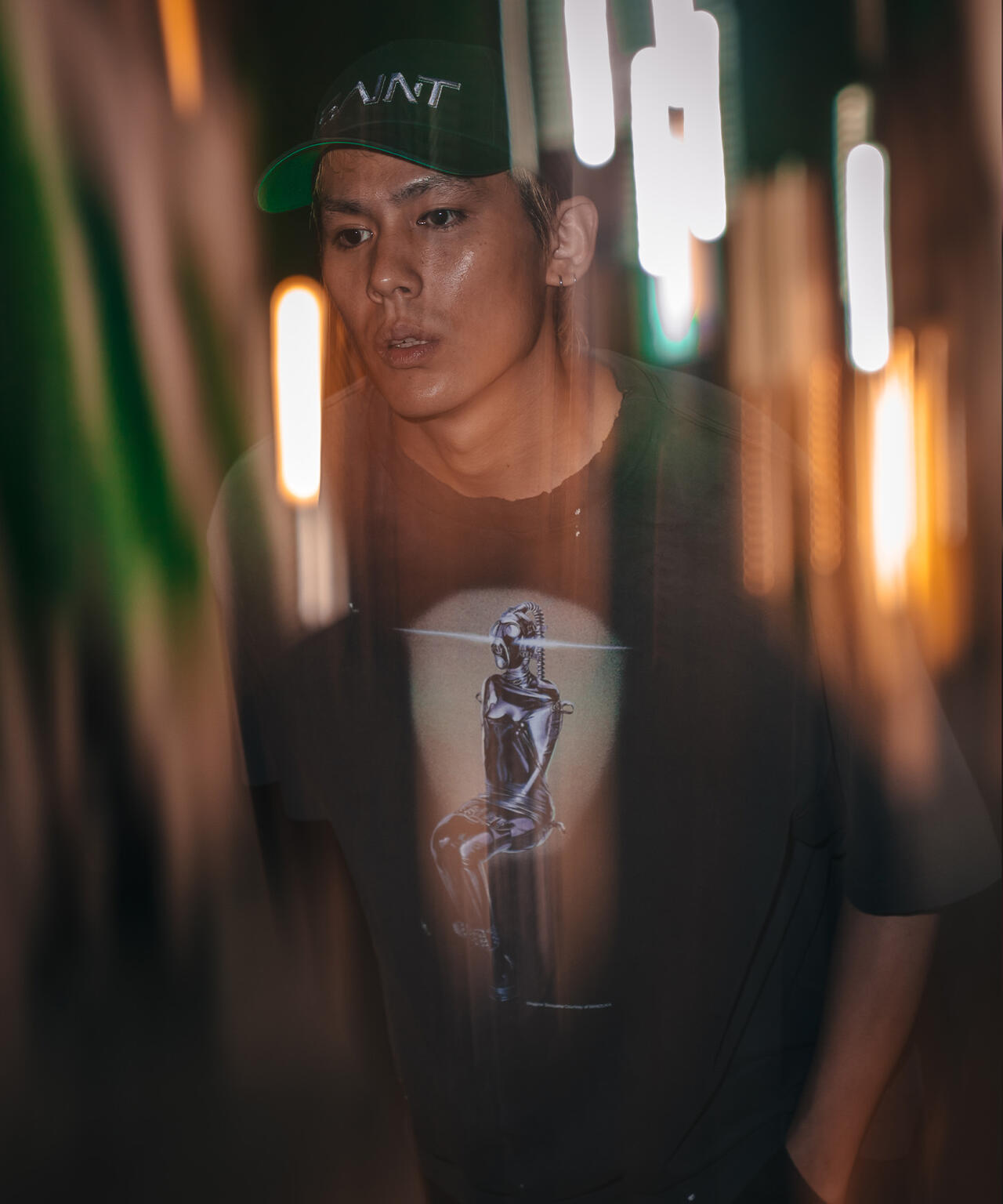 SAINT MICHAEL/セントマイケル/SRYM_SS TEE/MASK/BLACK