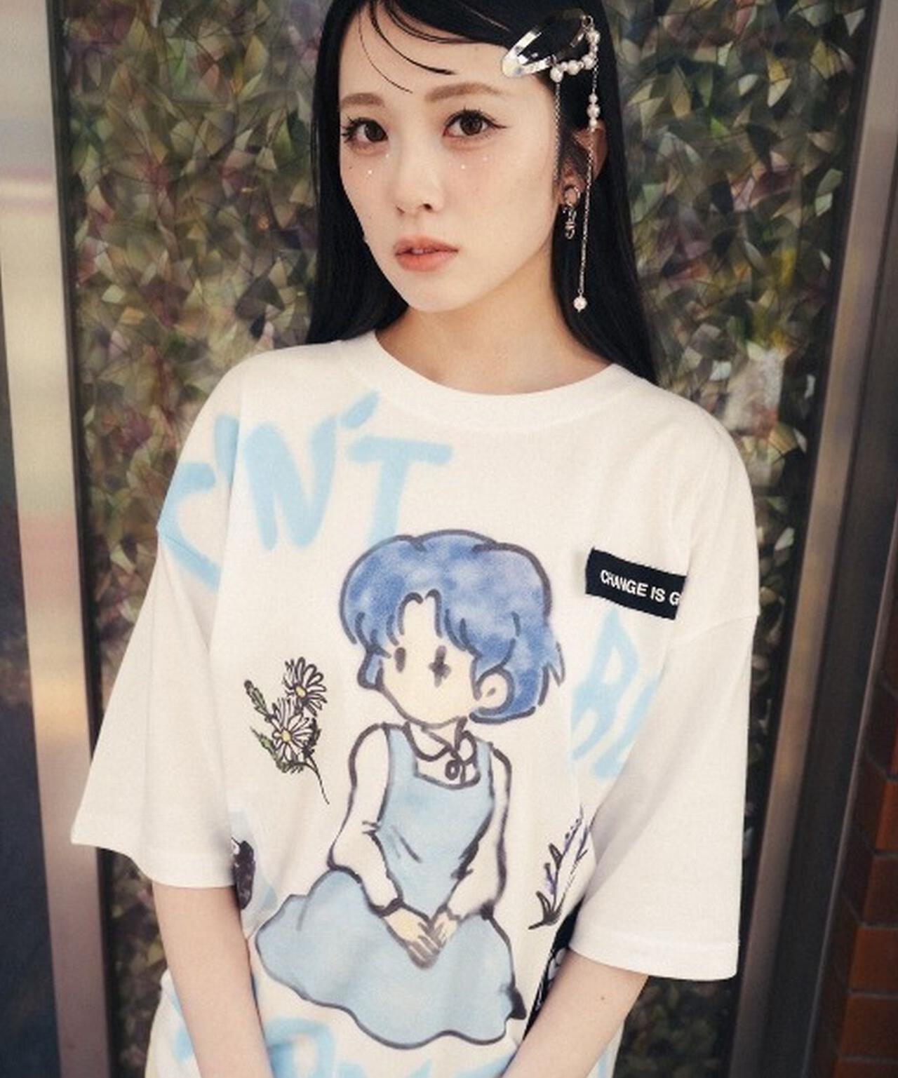 Guernika/ゲルニカ/らんま1/2 Paint T-shirt / 天道あかね | ROYAL