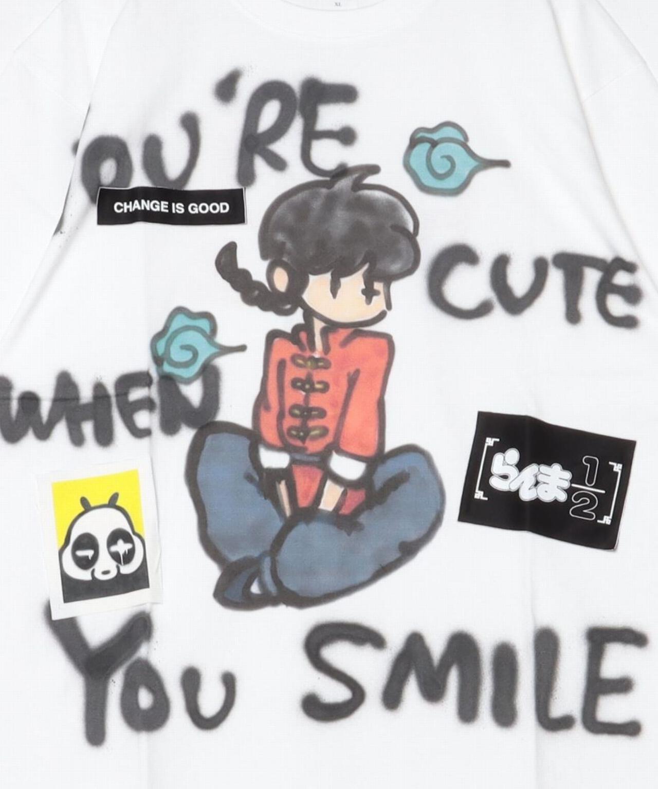 Guernika/ゲルニカ/らんま1/2 Paint T-shirt / 早乙女乱馬 | ROYAL