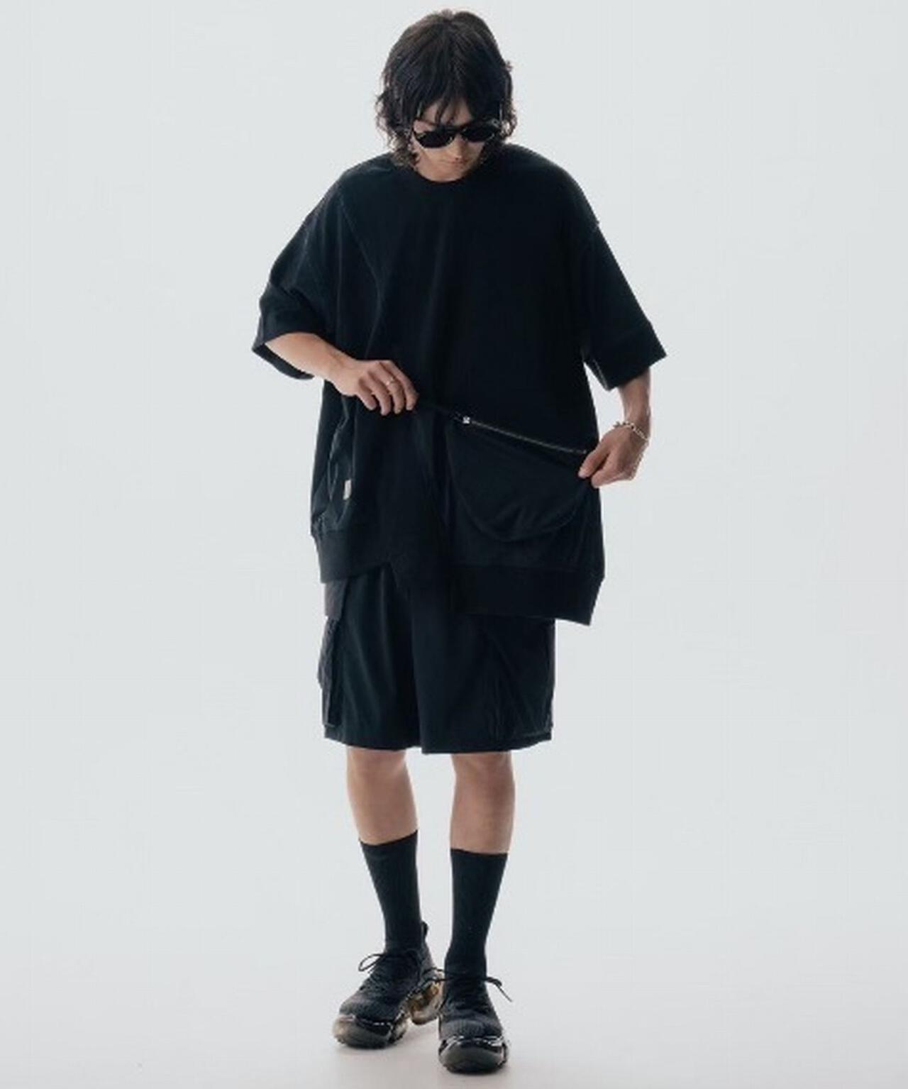 Maison ULA/メゾン ウラ/切り替えTシャツ