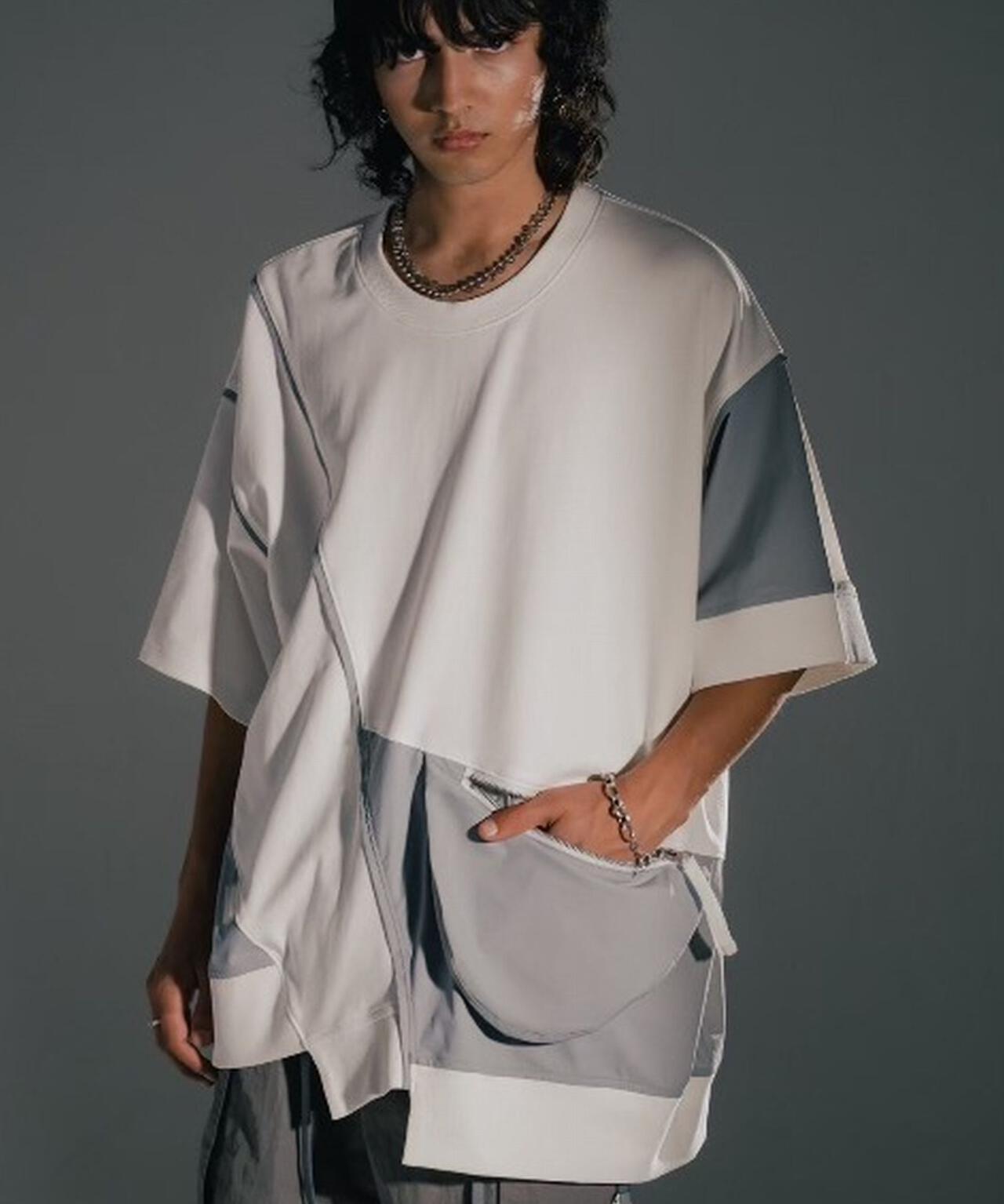 Maison ULA/メゾン ウラ/切り替えTシャツ