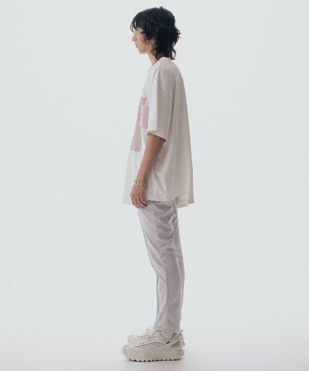 Maison ULA/メゾン ウラ/切り替えプリントTシャツ