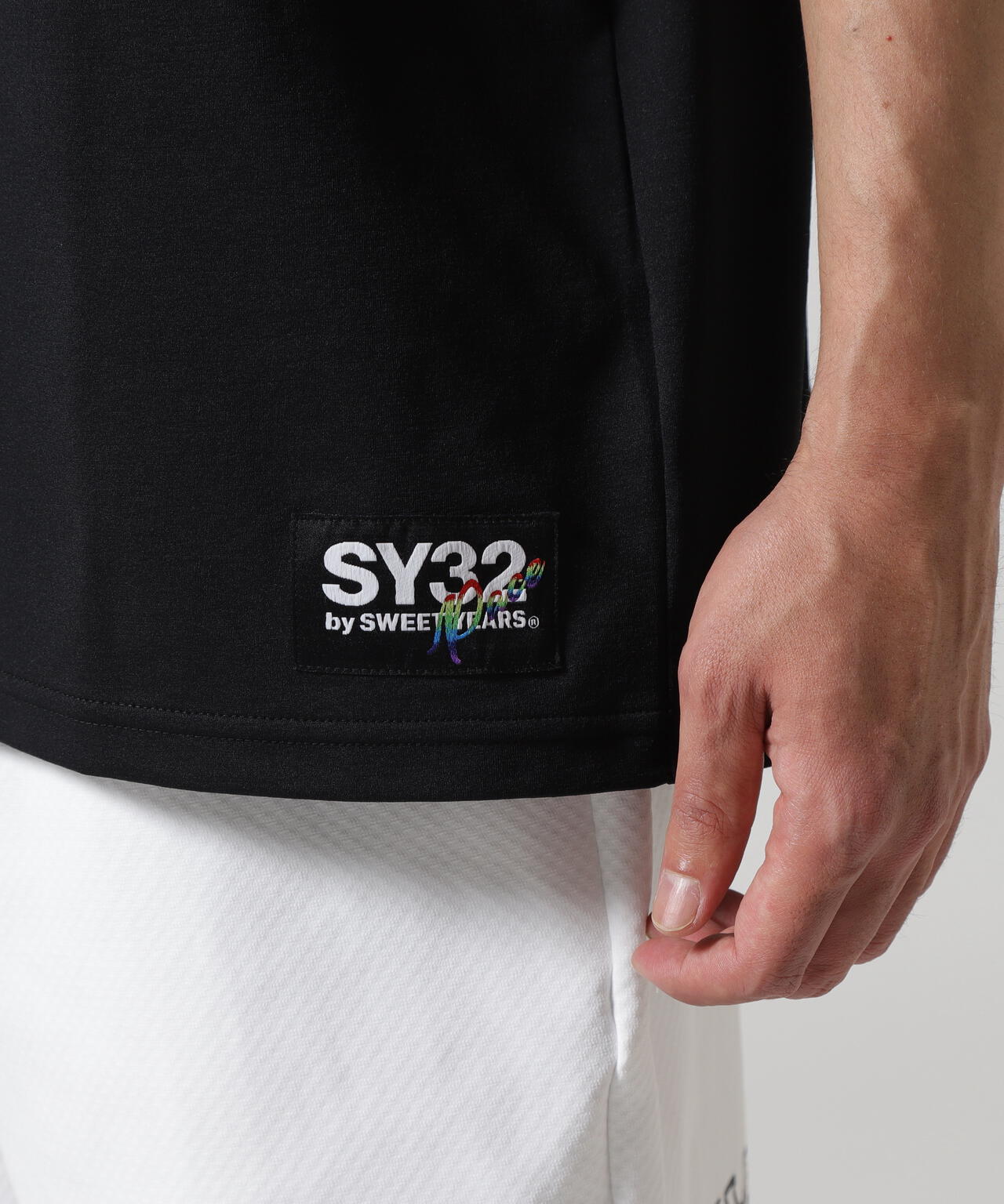 SY32 by SWEET YEARS /エスワイサーティトゥ バイ スィートイヤーズ/WAVELOGO LOOSE FIT S/S TEE