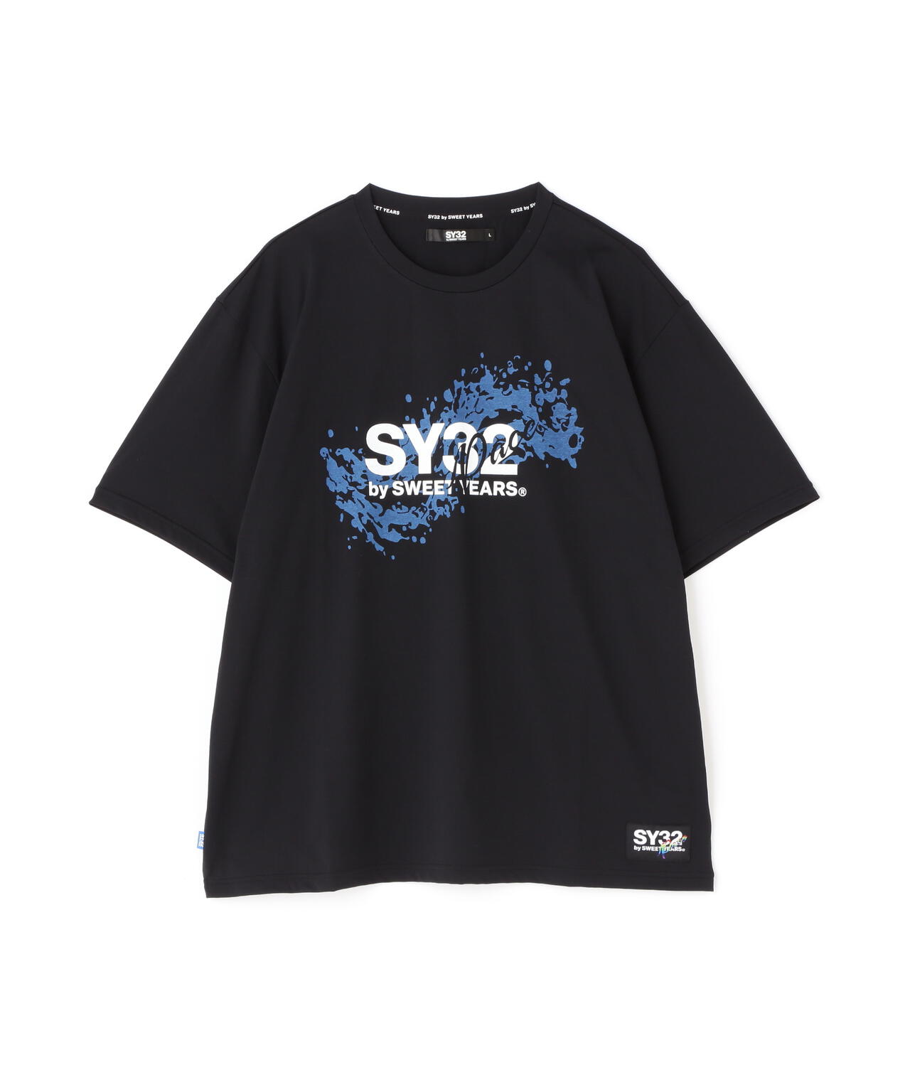 SY32 by SWEET YEARS /エスワイサーティトゥ バイ スィートイヤーズ/WAVELOGO LOOSE FIT S/S TEE
