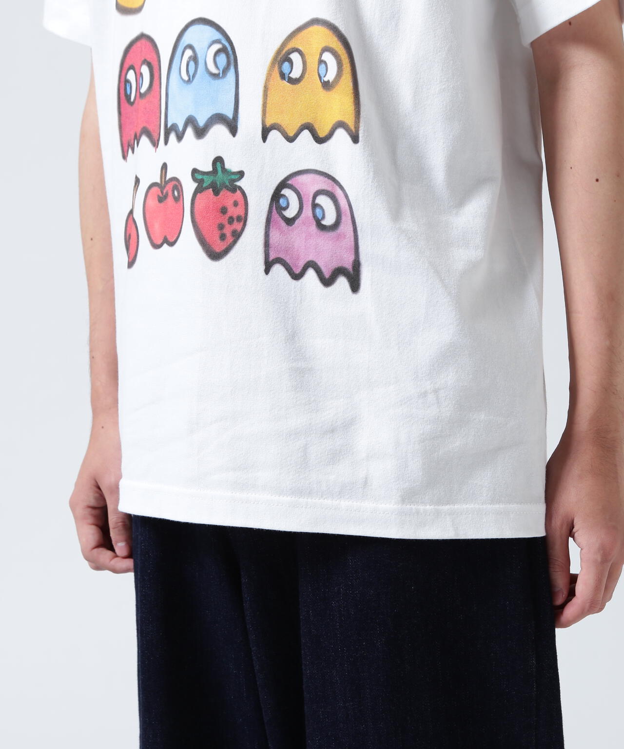 guernika×パックマン/PAC-MAN PAINT T-SHIRT/PAC-MAN CHARACTERS