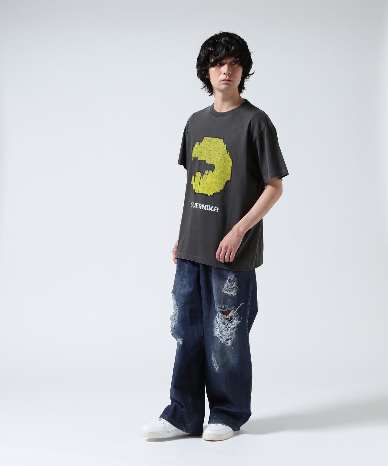 guernika×パックマン/PAC-MAN VINTAGE STYIL T-SHIRT