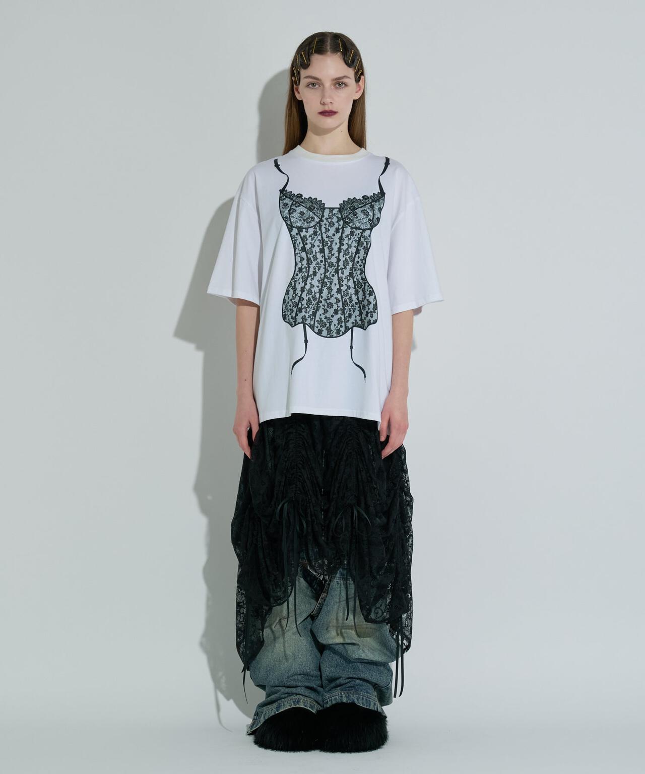 ANNA SUI NYC/アナ スイ エヌワイシー/ランジェリープリントBIG Tシャツ