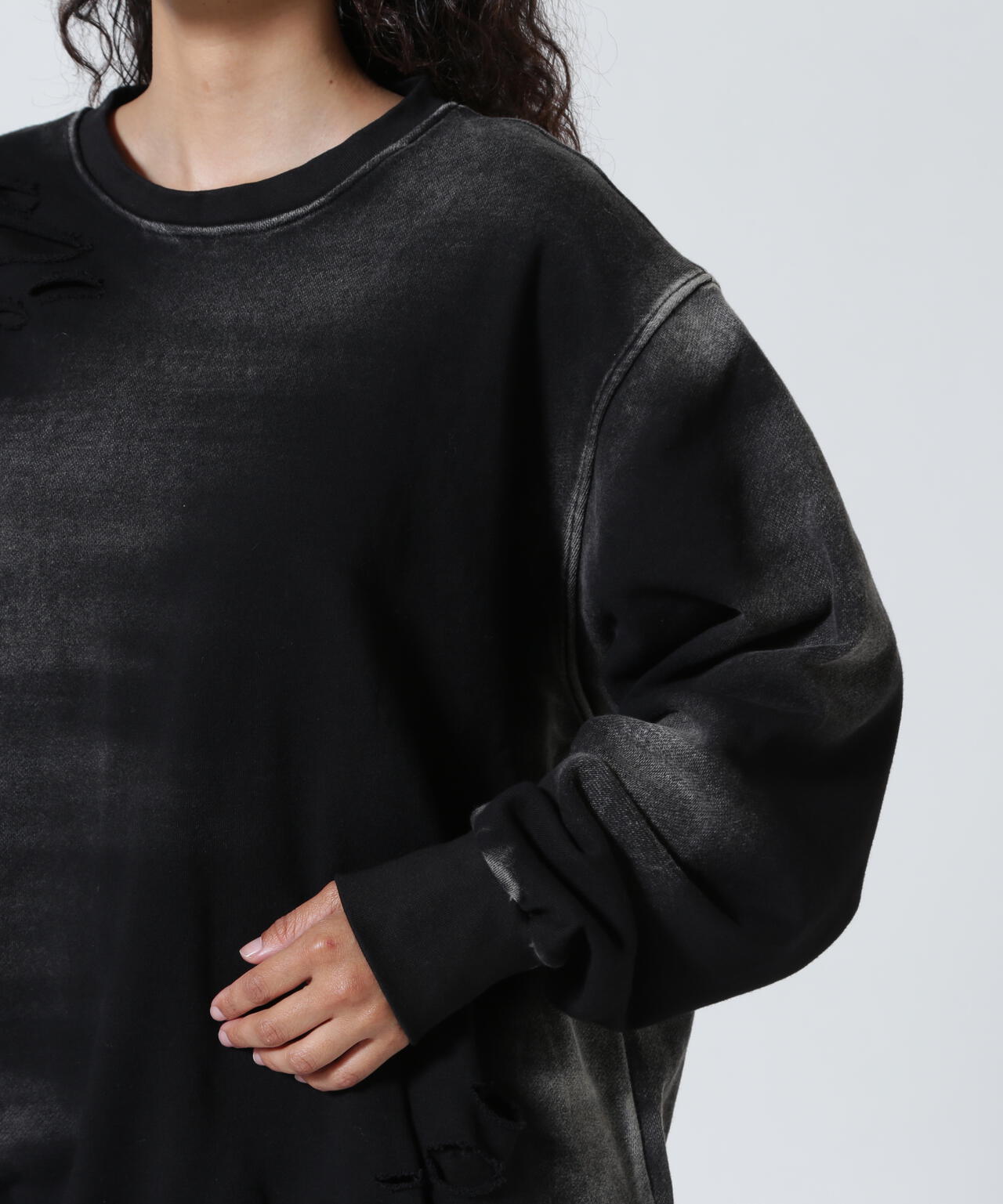 KMRii/ケムリ/Serpent Cross Pullover