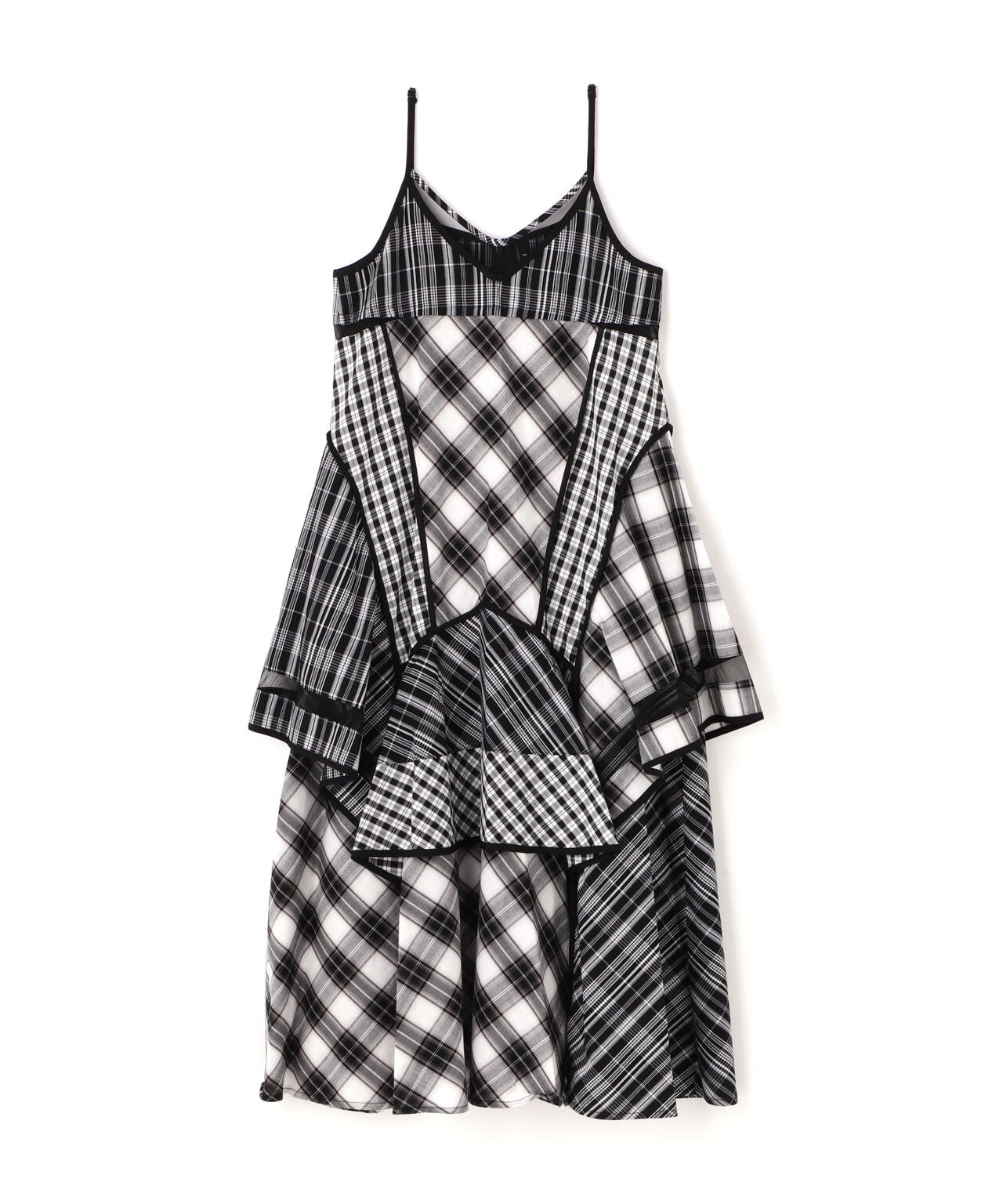 ワンピース AULA AILA CHECK CAMISOLE ONE PIECE CHECK CAMISOLE ONE PIECE — aulaaila