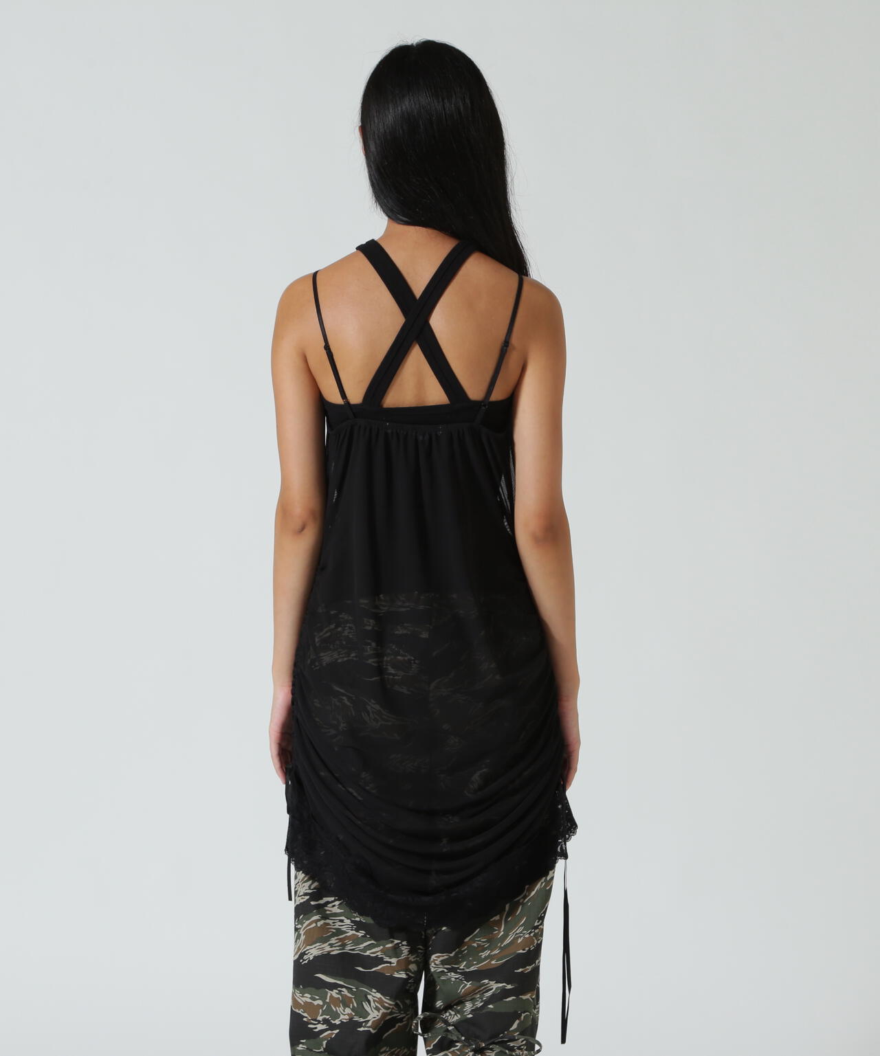 ANNA SUI NYC/アナ スイ エヌワイシー/サイドリボンシアーキャミ