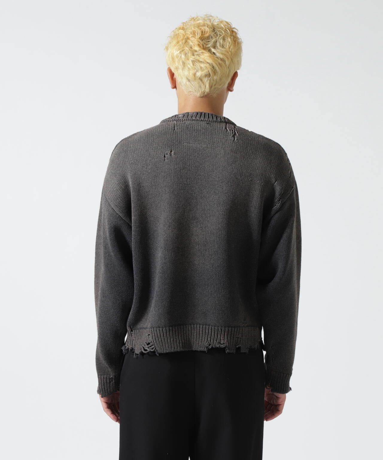 Maison MIHARAYASUHIRO/メゾン ミハラヤスヒロ/WHALE JACQUARD KNIT PULLOVER