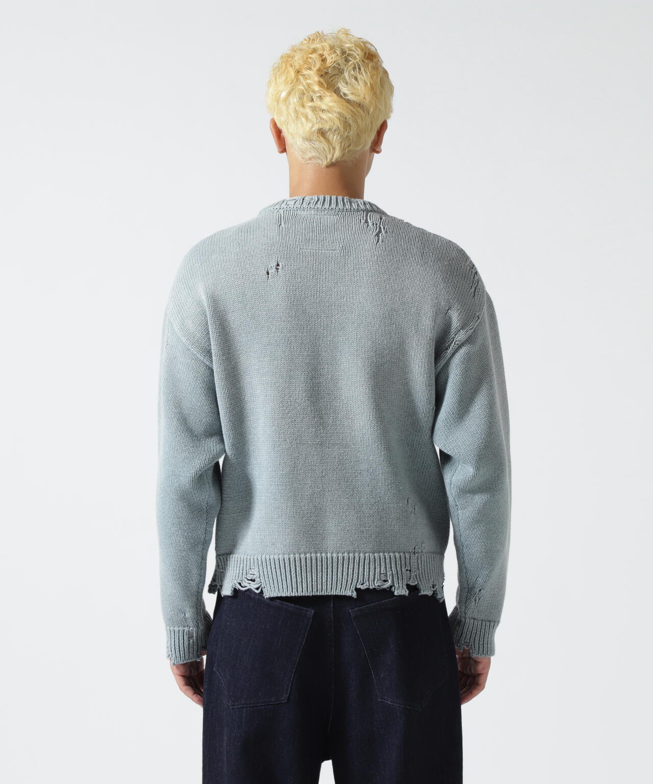 Maison MIHARAYASUHIRO/メゾン ミハラヤスヒロ/WHALE JACQUARD KNIT PULLOVER
