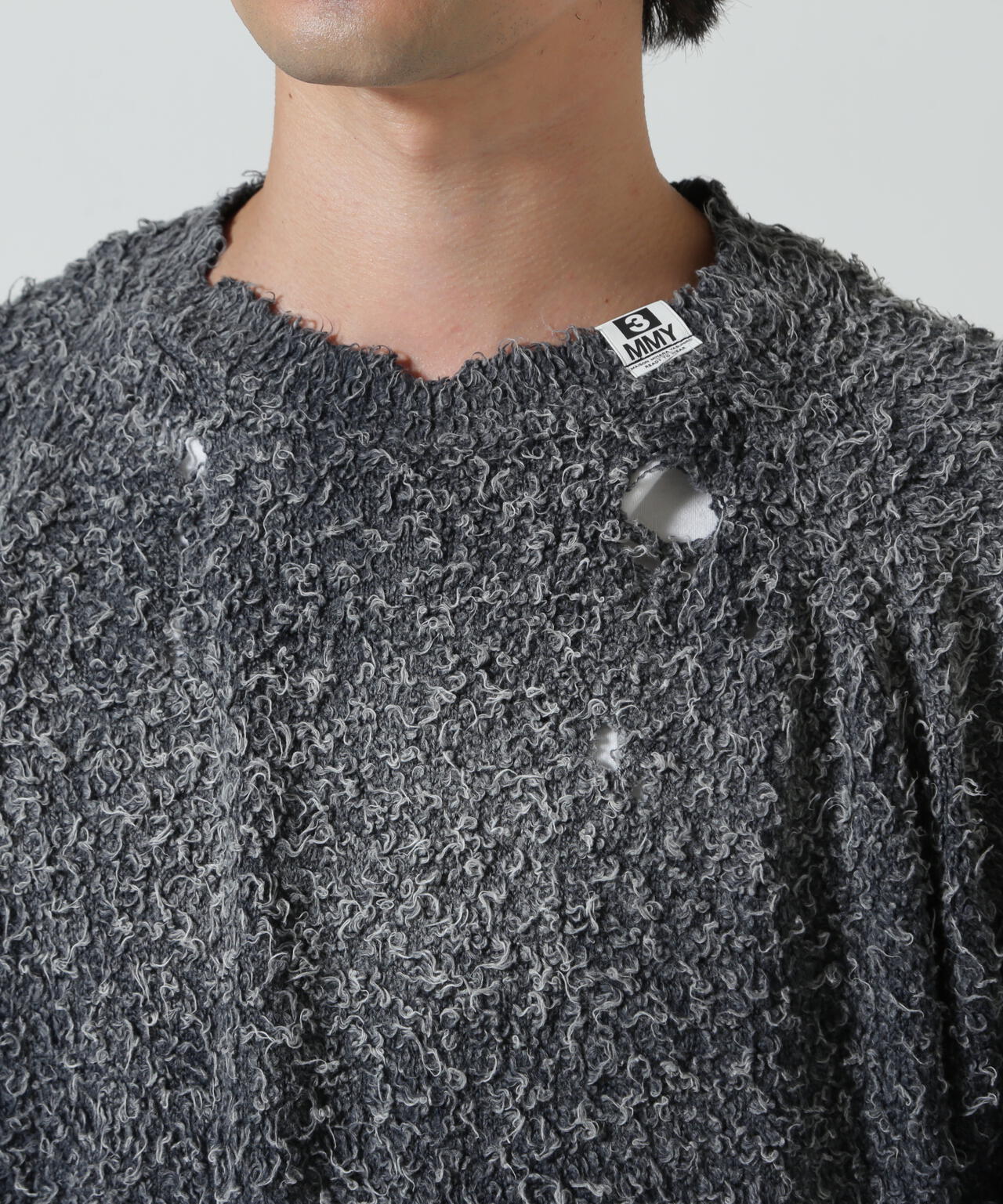Maison MIHARAYASUHIRO/メゾン ミハラヤスヒロ/SUN FADED KNIT PULLOVER