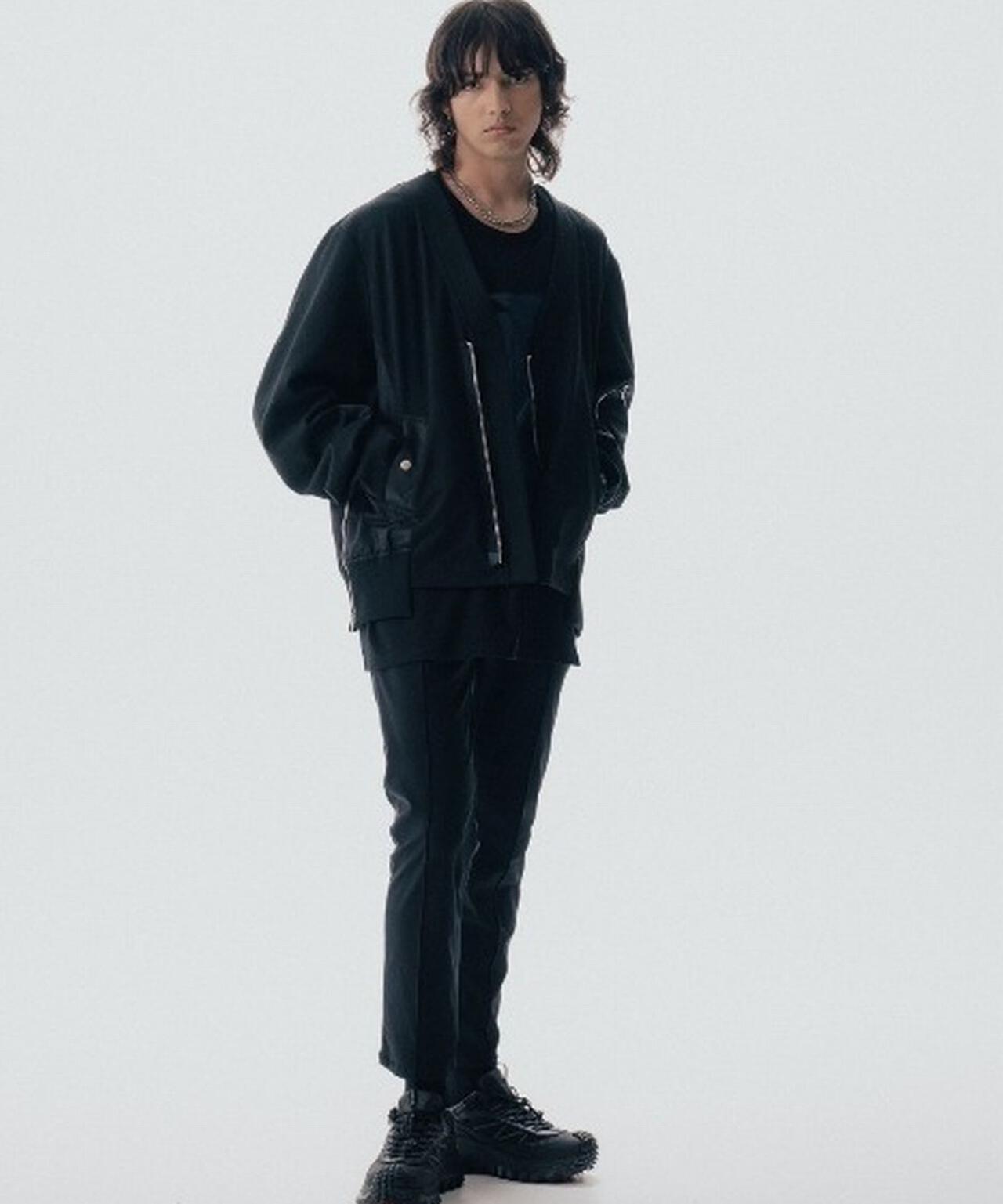 Maison ULA/メゾン ウラ/切り替えカーディガン