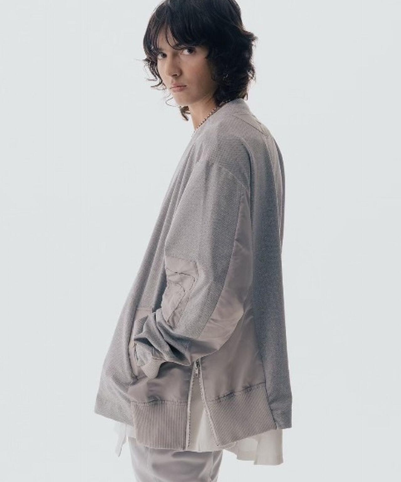 Maison ULA/メゾン ウラ/切り替えカーディガン