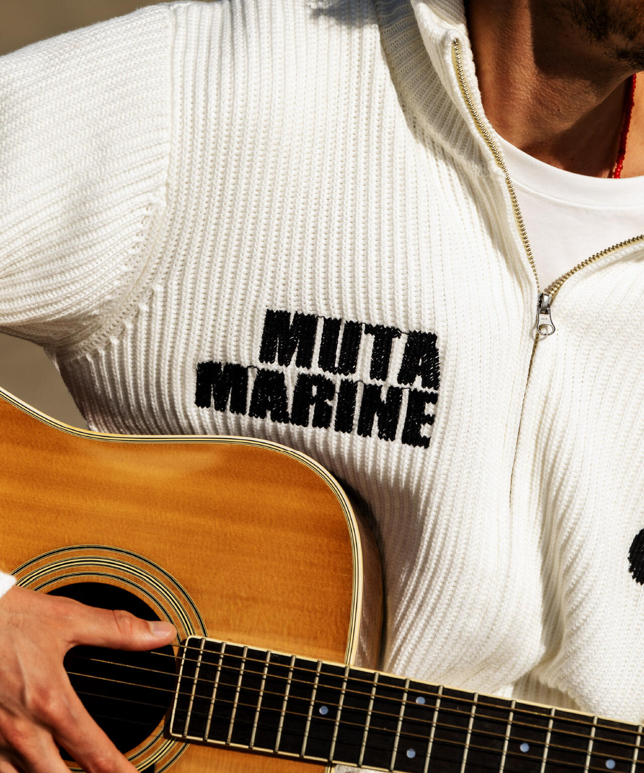 専用　ムータマリン WEB限定］ブリヂストンゴルフ × muta MARINE ヘムリブモックネック