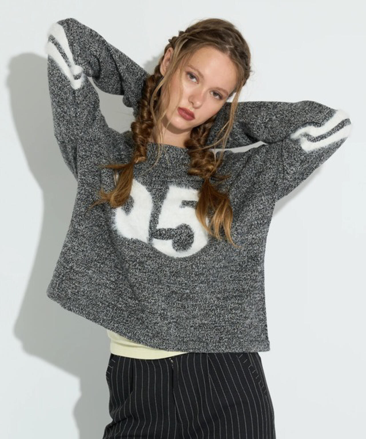 ANNA SUI NYC/アナ スイ エヌワイシー/No.95MIXニットプルオーバー