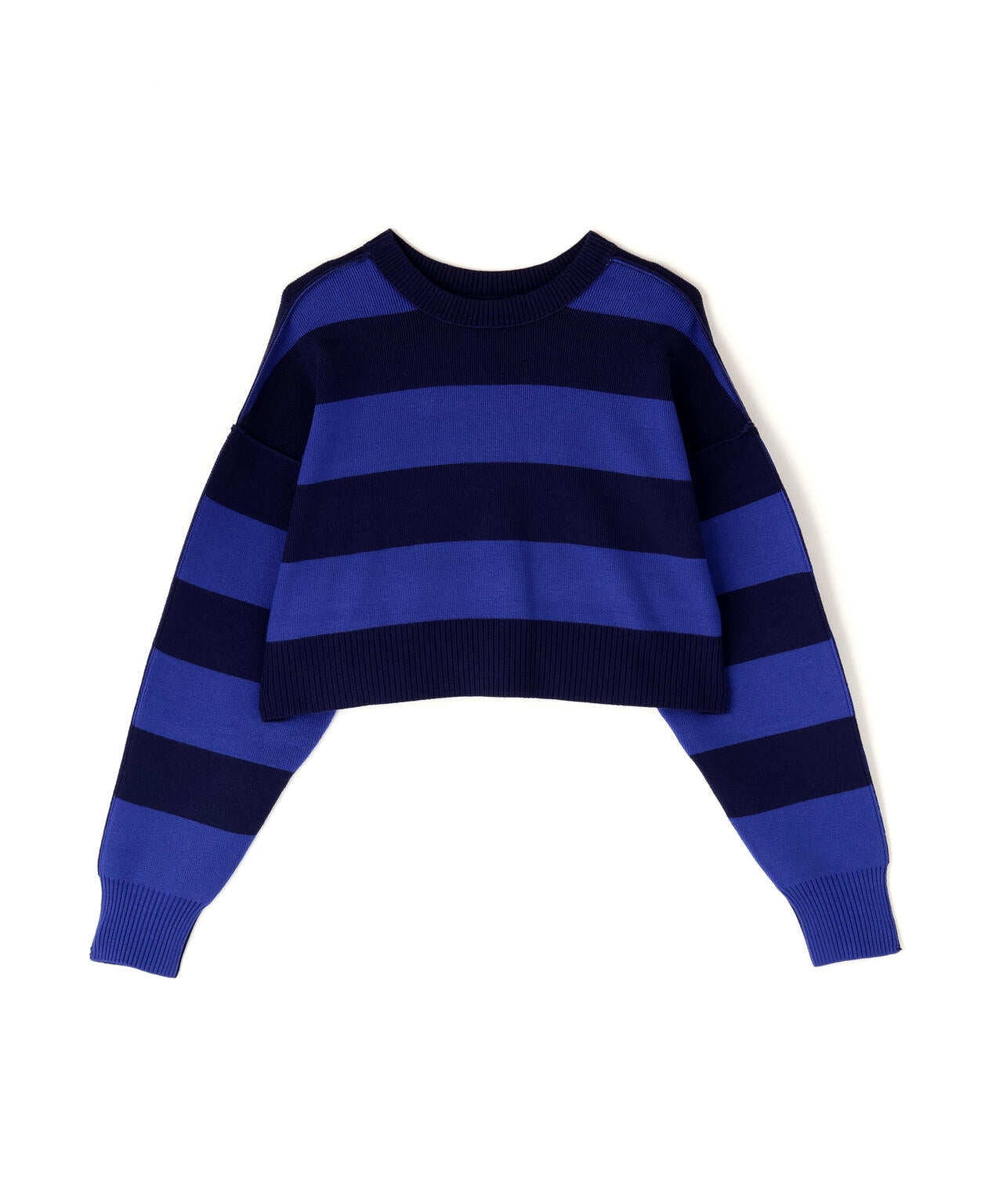 AULA AILA/アウラアイラ/別注マルチボーダー2WAYニット