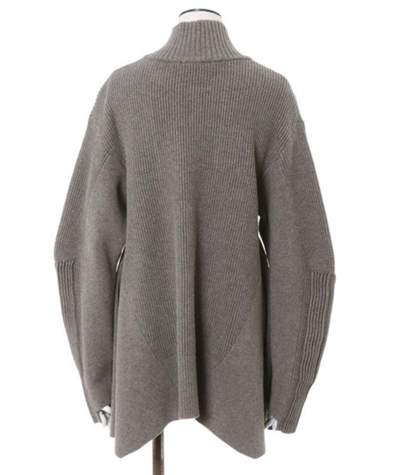 UN3D./アンスリード/PIN TUCK HALF ZIP TOP