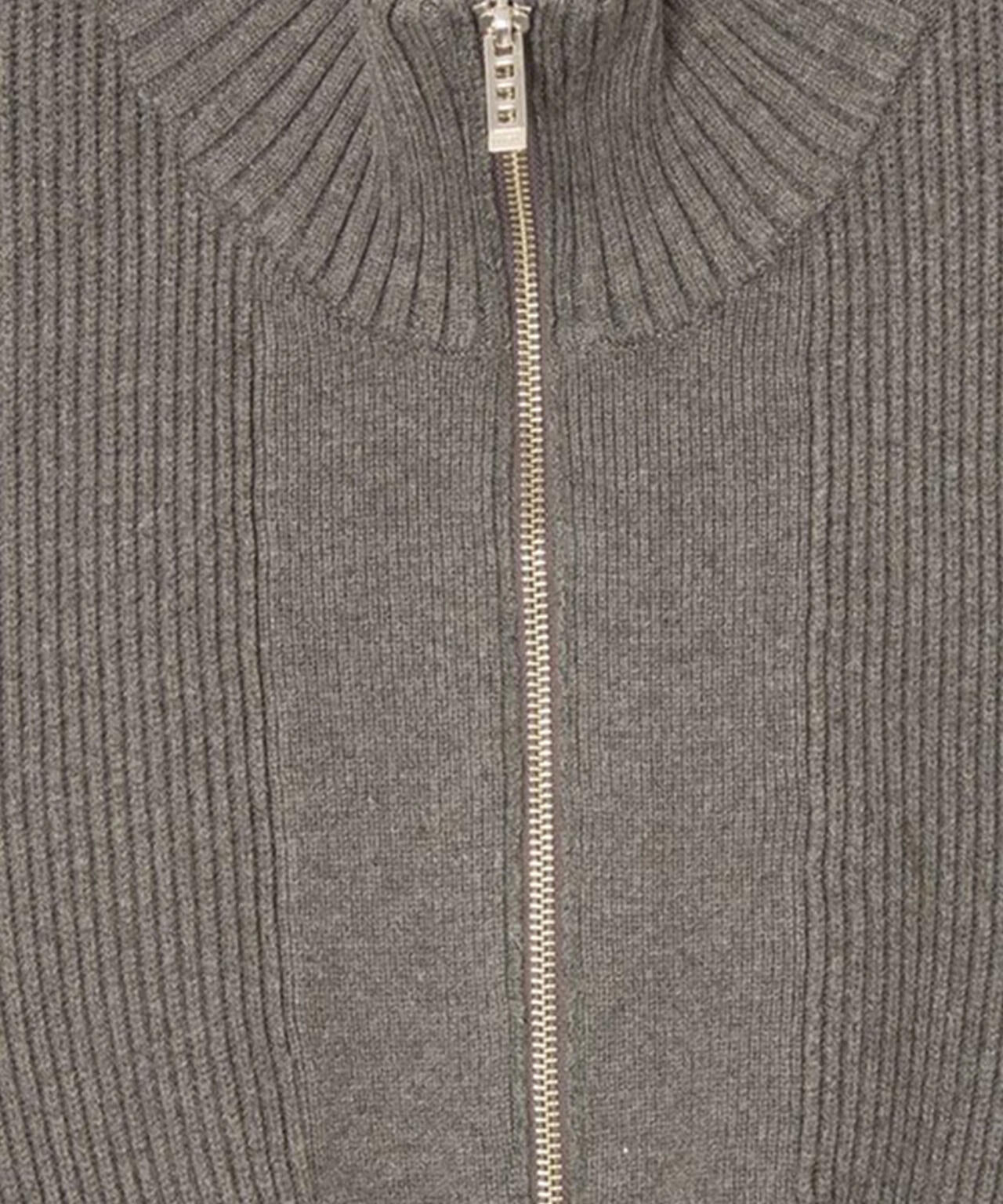 UN3D./アンスリード/PIN TUCK HALF ZIP TOP