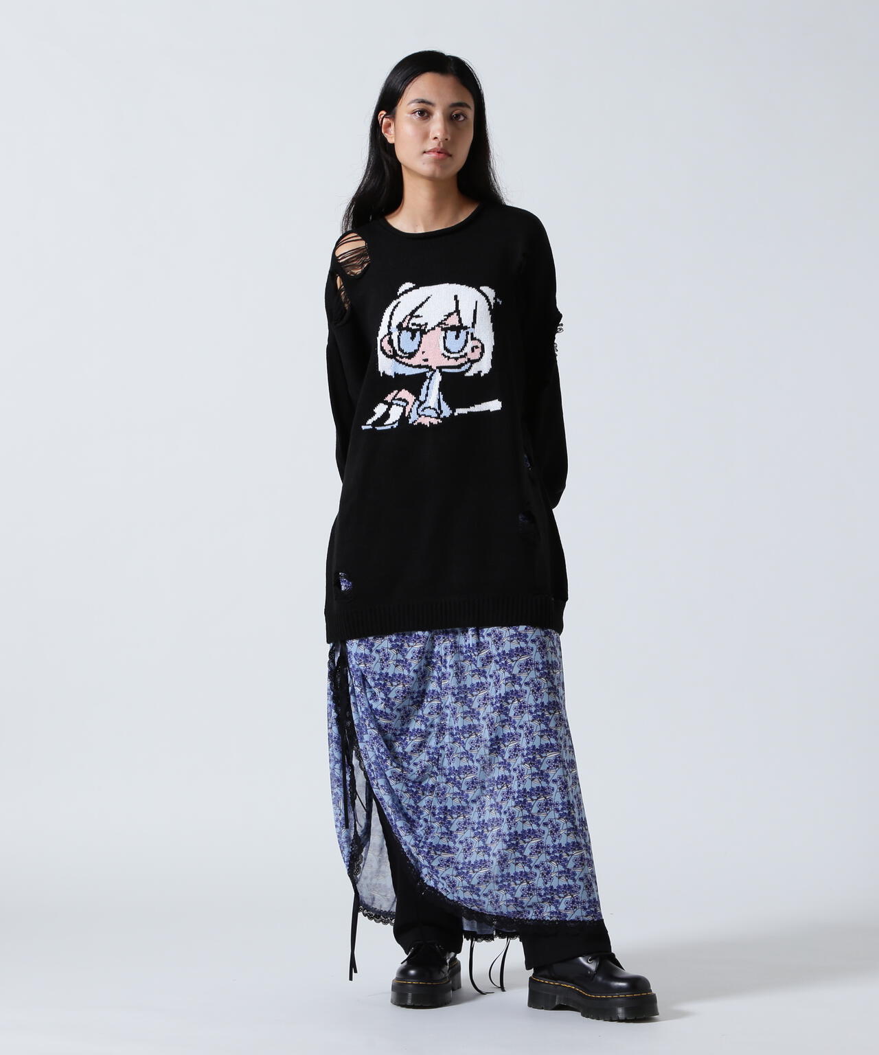 ANNA SUI NYC/アナ スイ エヌワイシー/【×寺田てら】TERAジャガードニット