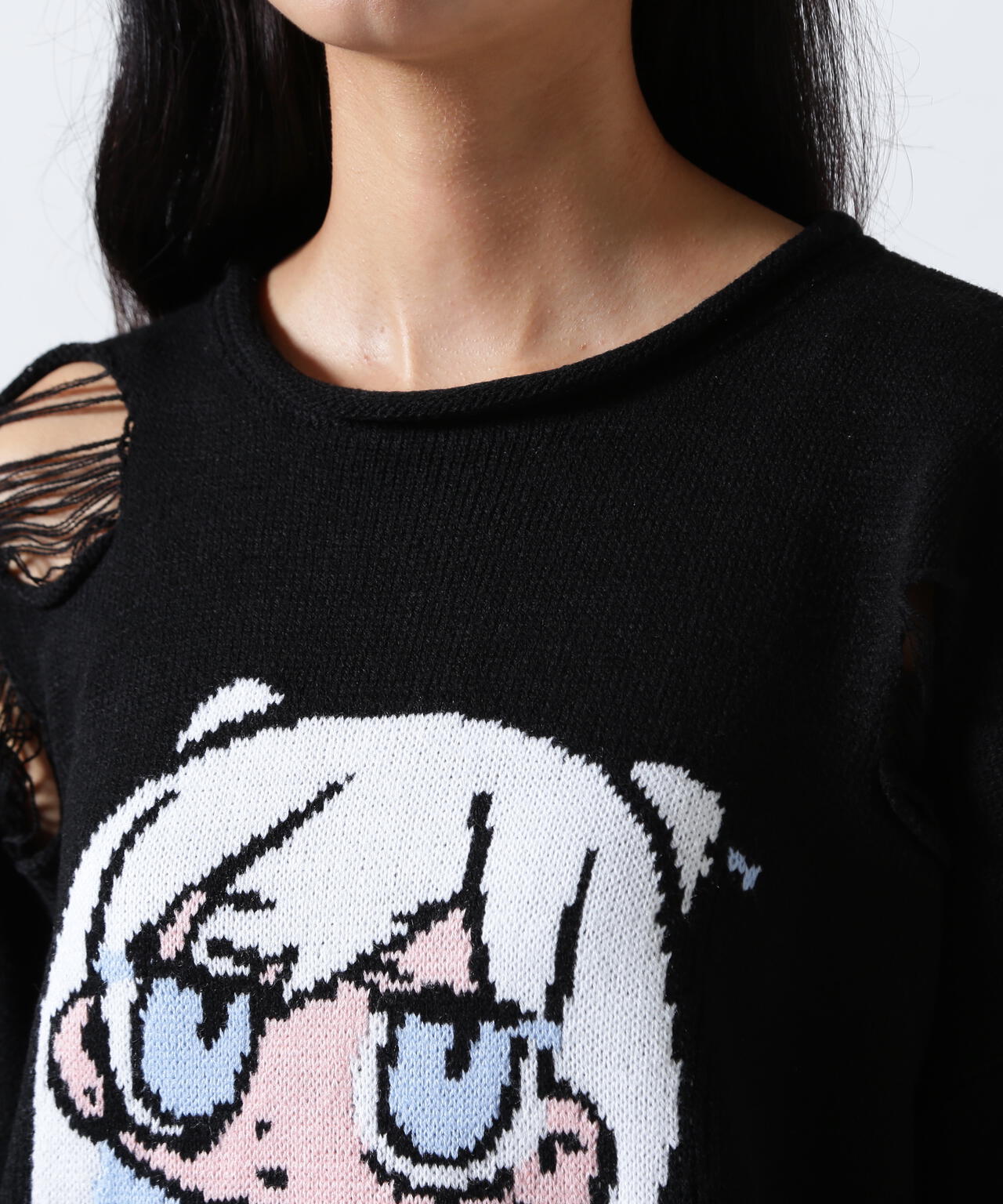 ANNA SUI NYC/アナ スイ エヌワイシー/【×寺田てら】TERAジャガードニット