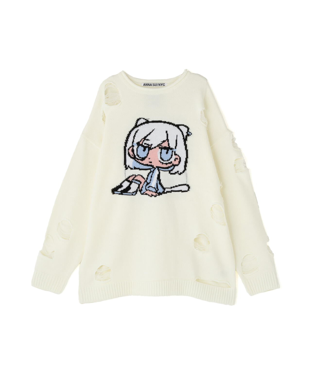 ANNA SUI NYC/アナ スイ エヌワイシー/【×寺田てら】TERAジャガードニット