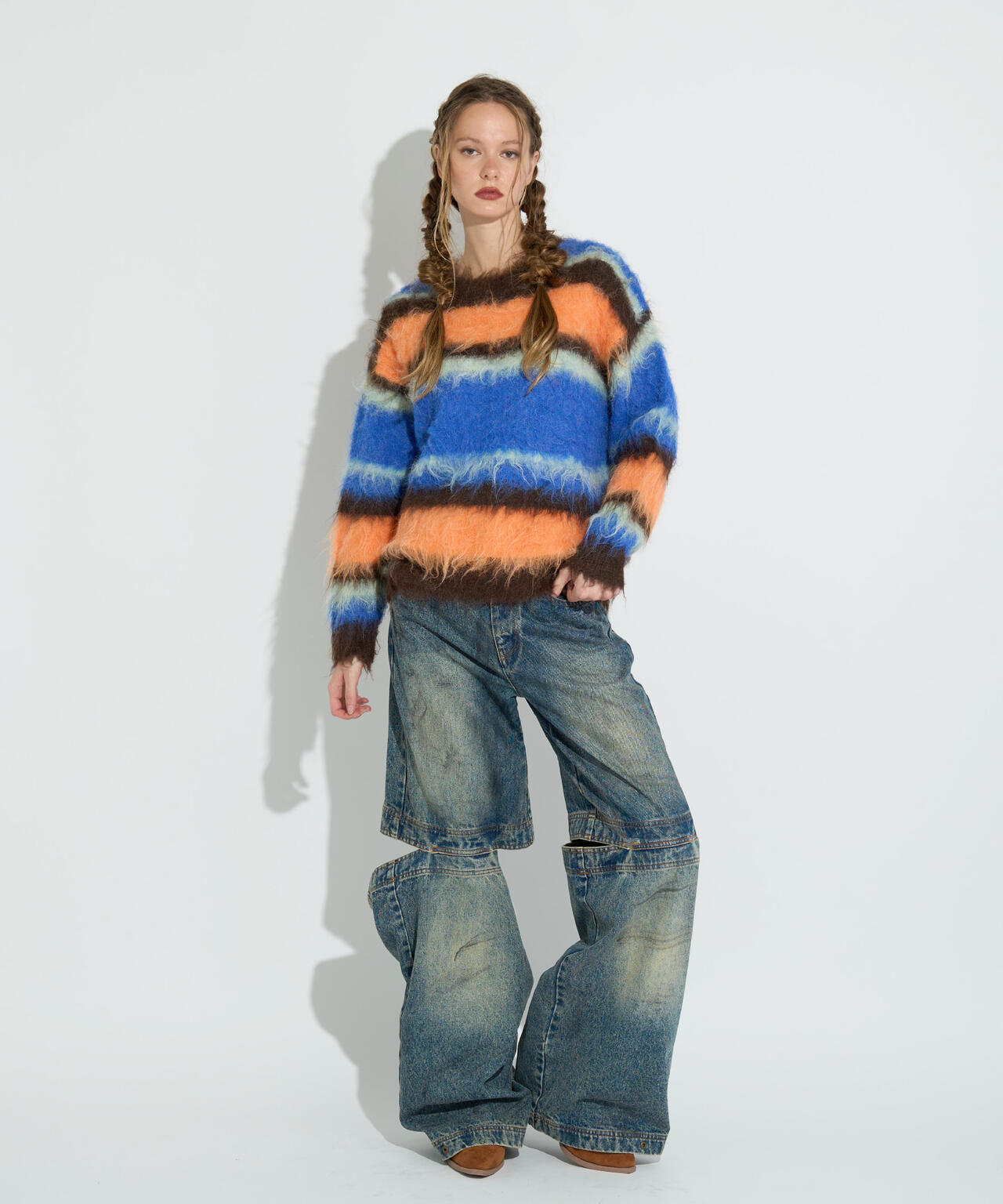 ANNA SUI NYC/アナ スイ エヌワイシー/カラーボーダーニット | ROYAL