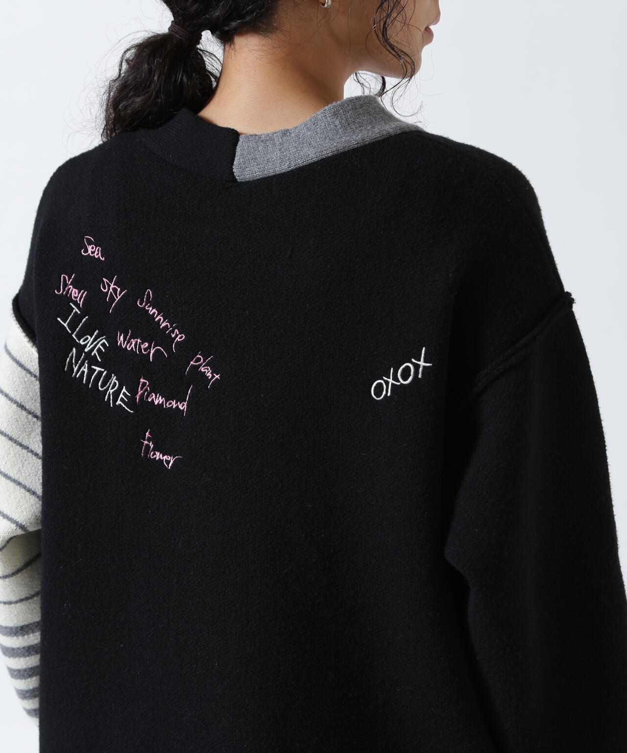 AULA AILA/アウラアイラ/MESSAGE LOGO CARDIGAN | ROYAL FLASH