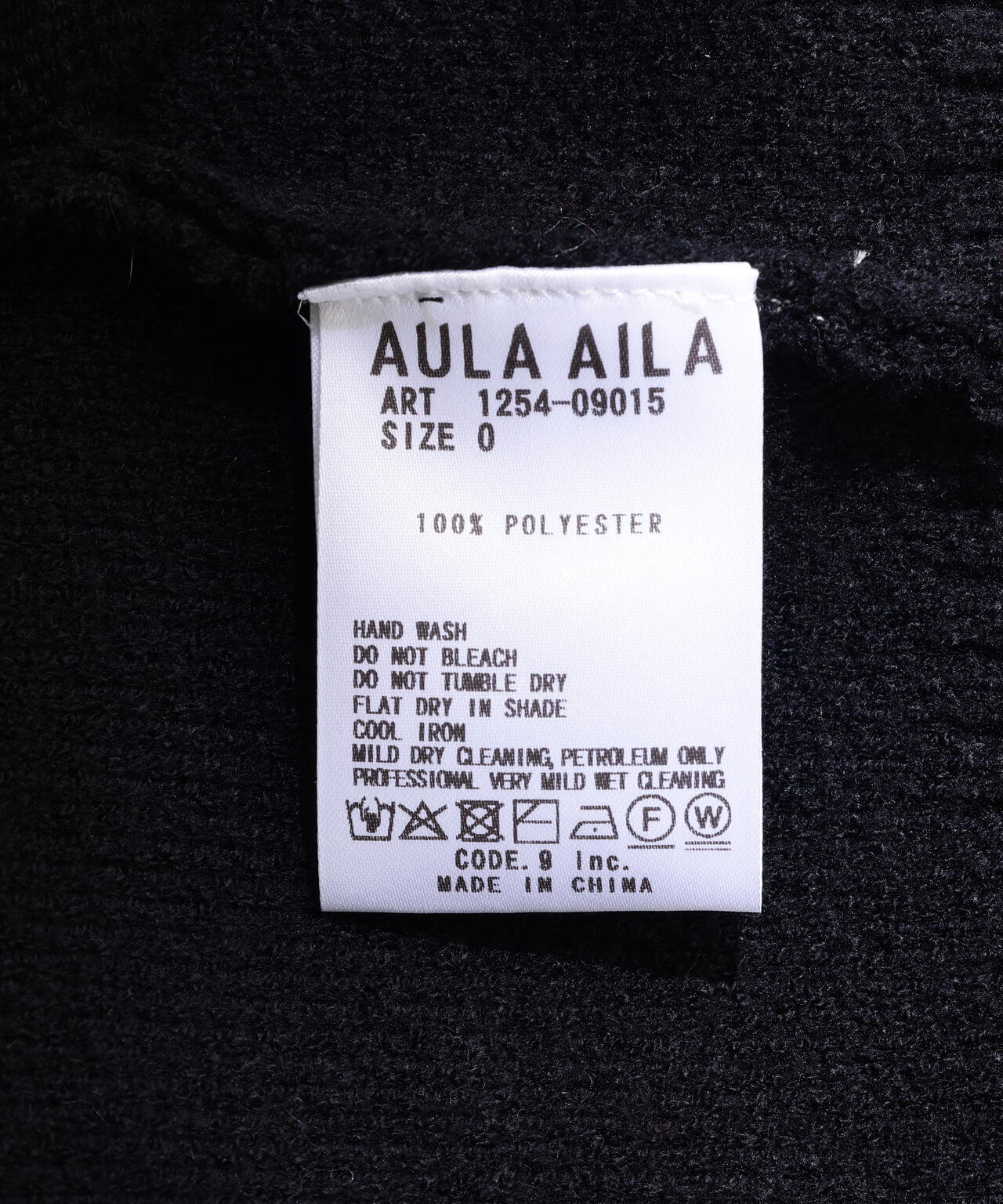 AULA AILA/アウラアイラ/MESSAGE LOGO CARDIGAN
