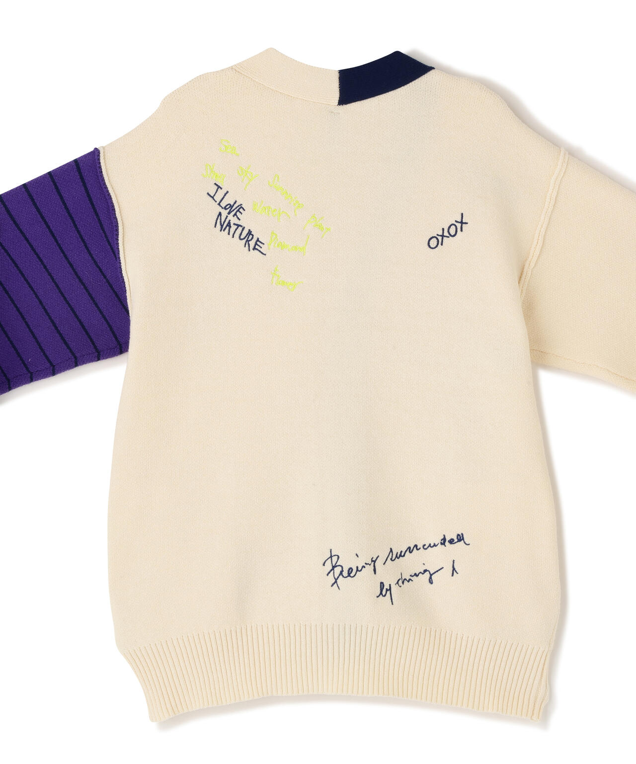 AULA AILA/アウラアイラ/MESSAGE LOGO CARDIGAN