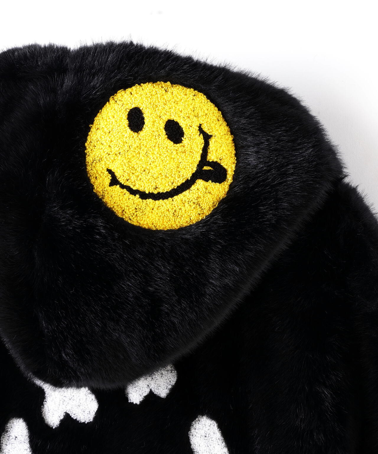 STUD MUFFIN/スタッドマフィン/別注ECOファー フーディブルゾン