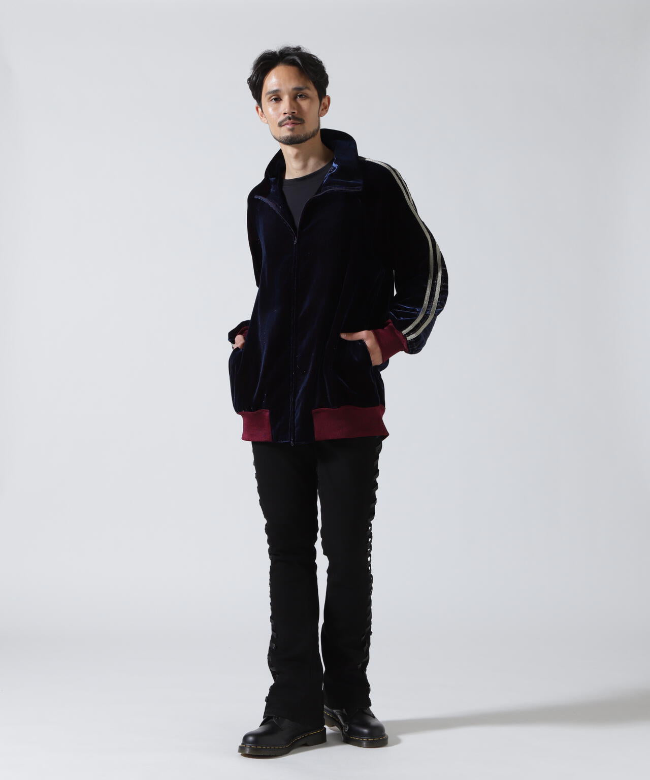 share spirit/シェアースピリット/velvet track jacket | ROYAL FLASH