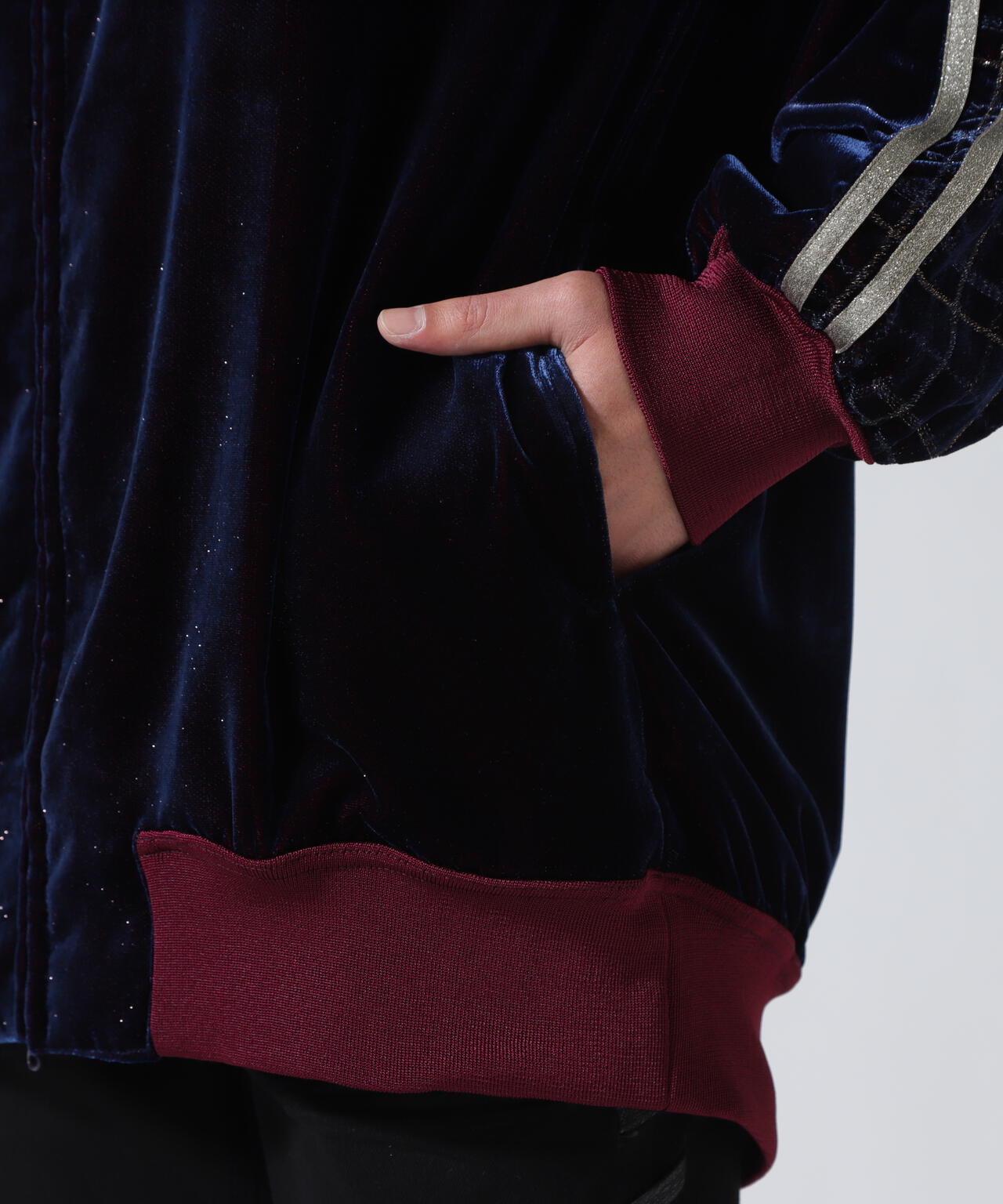 share spirit/シェアースピリット/velvet track jacket