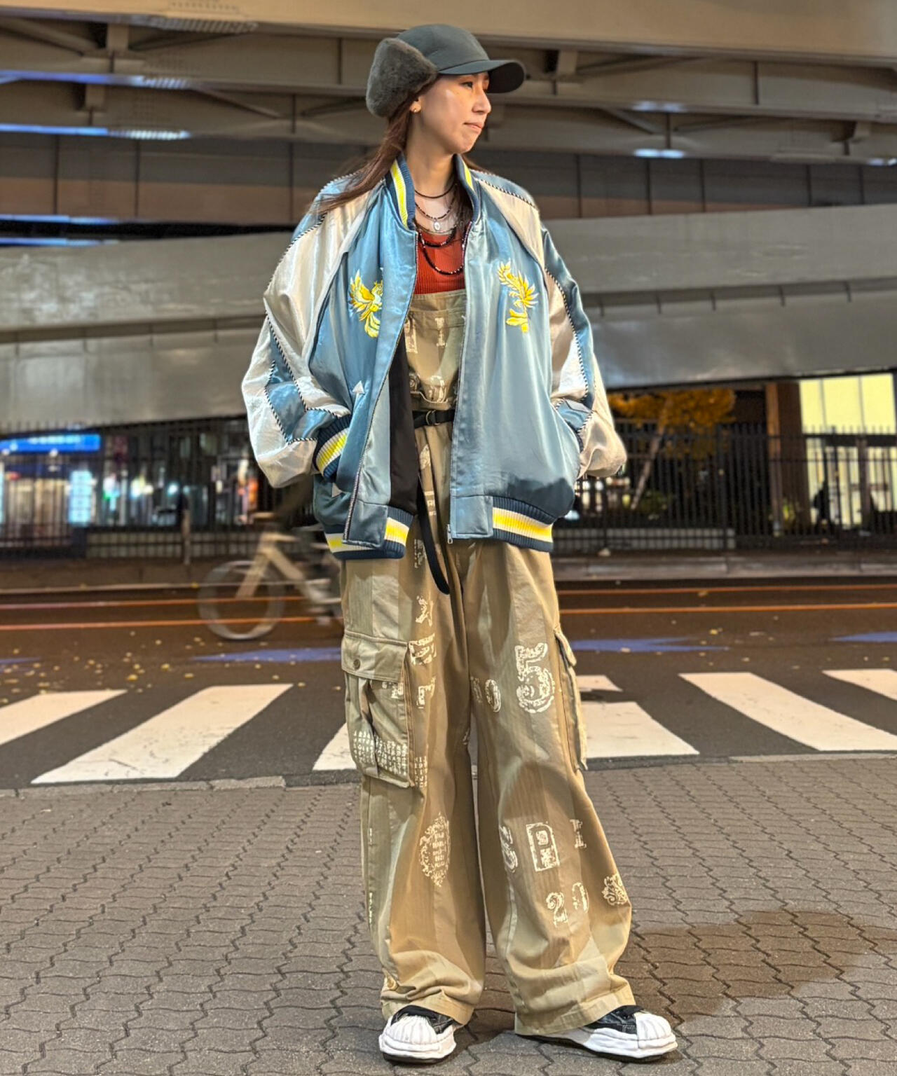 el conductorH/コンダクター/別注 Embroidered Sourvenir JKT