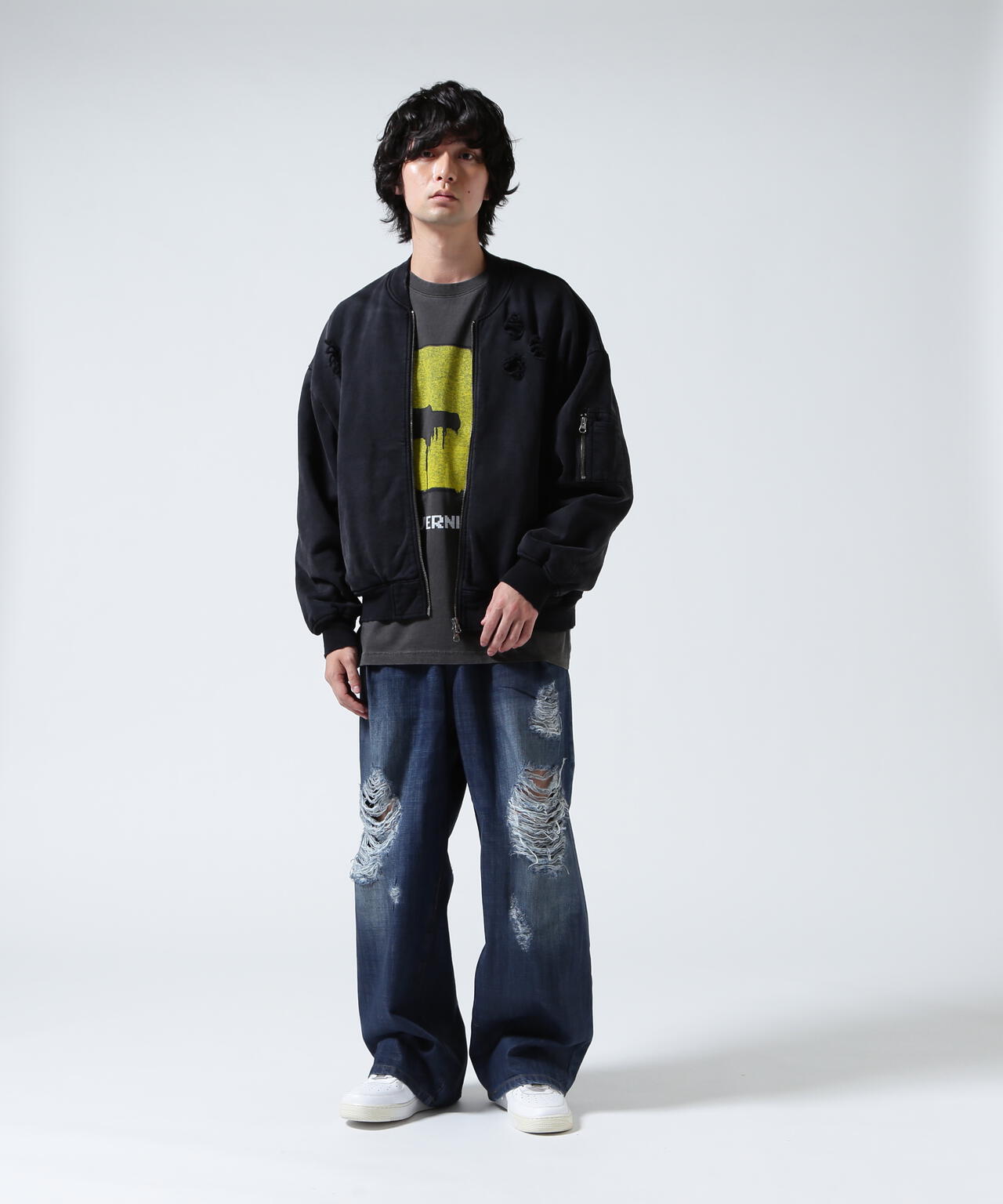 FR(13)NDS/フレンズ/Sweat Bone Bomber Jacket | ROYAL FLASH