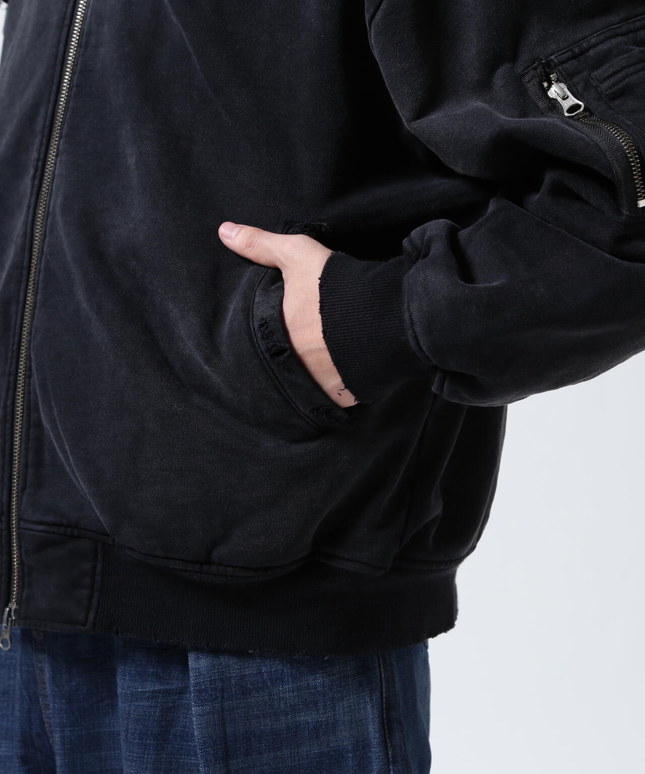 FR(13)NDS/フレンズ/Sweat Bone Bomber Jacket | ROYAL FLASH