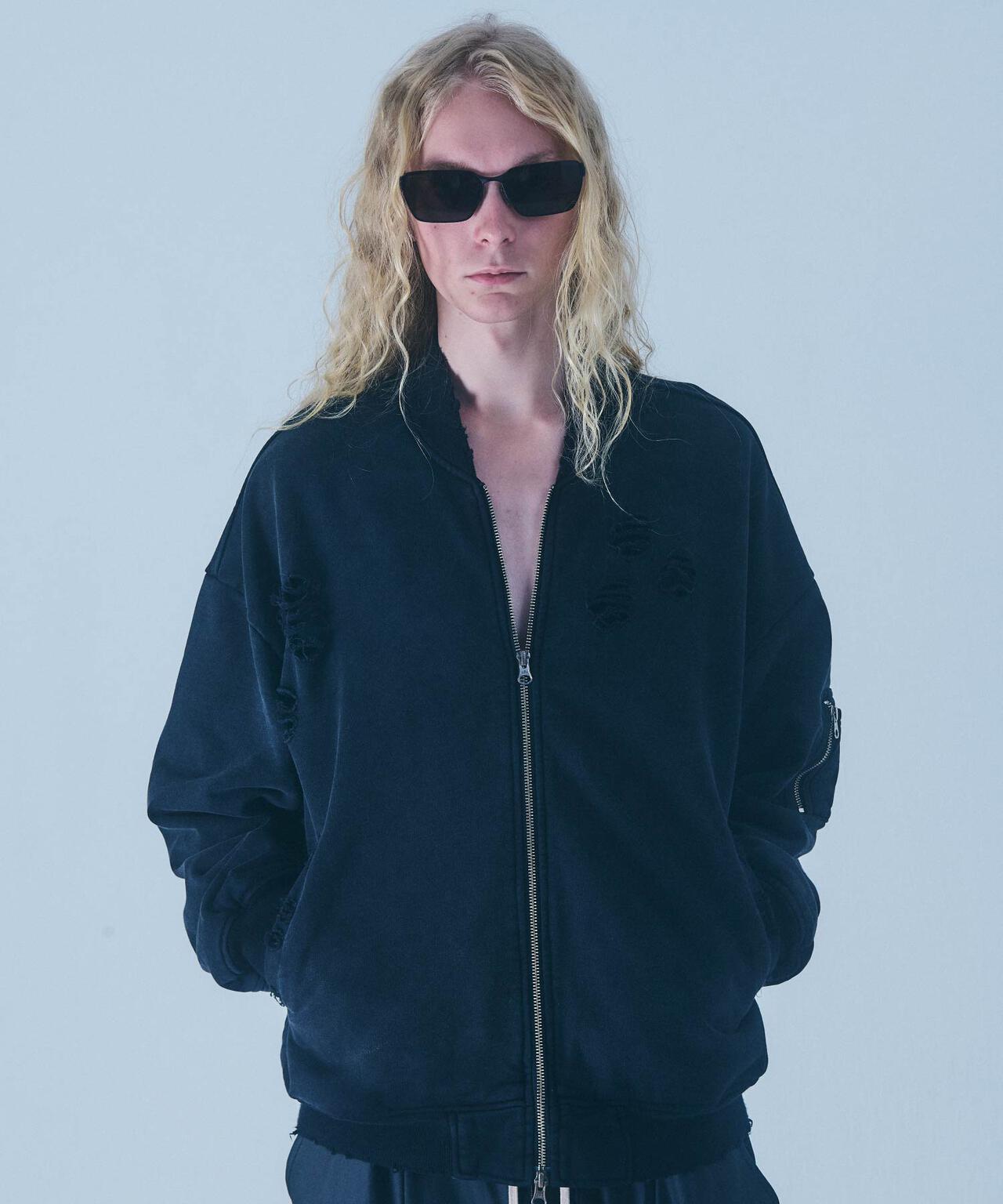 FR(13)NDS/フレンズ/Sweat Bone Bomber Jacket | ROYAL FLASH