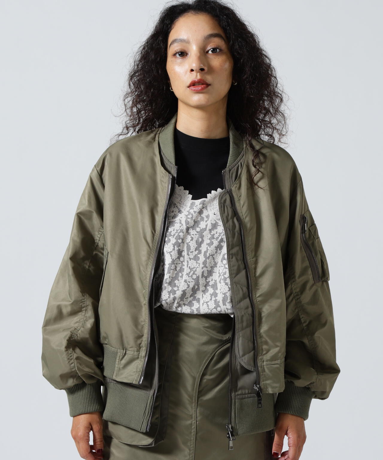 【美品】リズレー　RISLEY ブルゾン ミリタリー　ジャケット　MA-1 Risley/リズレー/肩掛ケMA-1 | ROYAL FLASH（ロイヤルフラッシュ